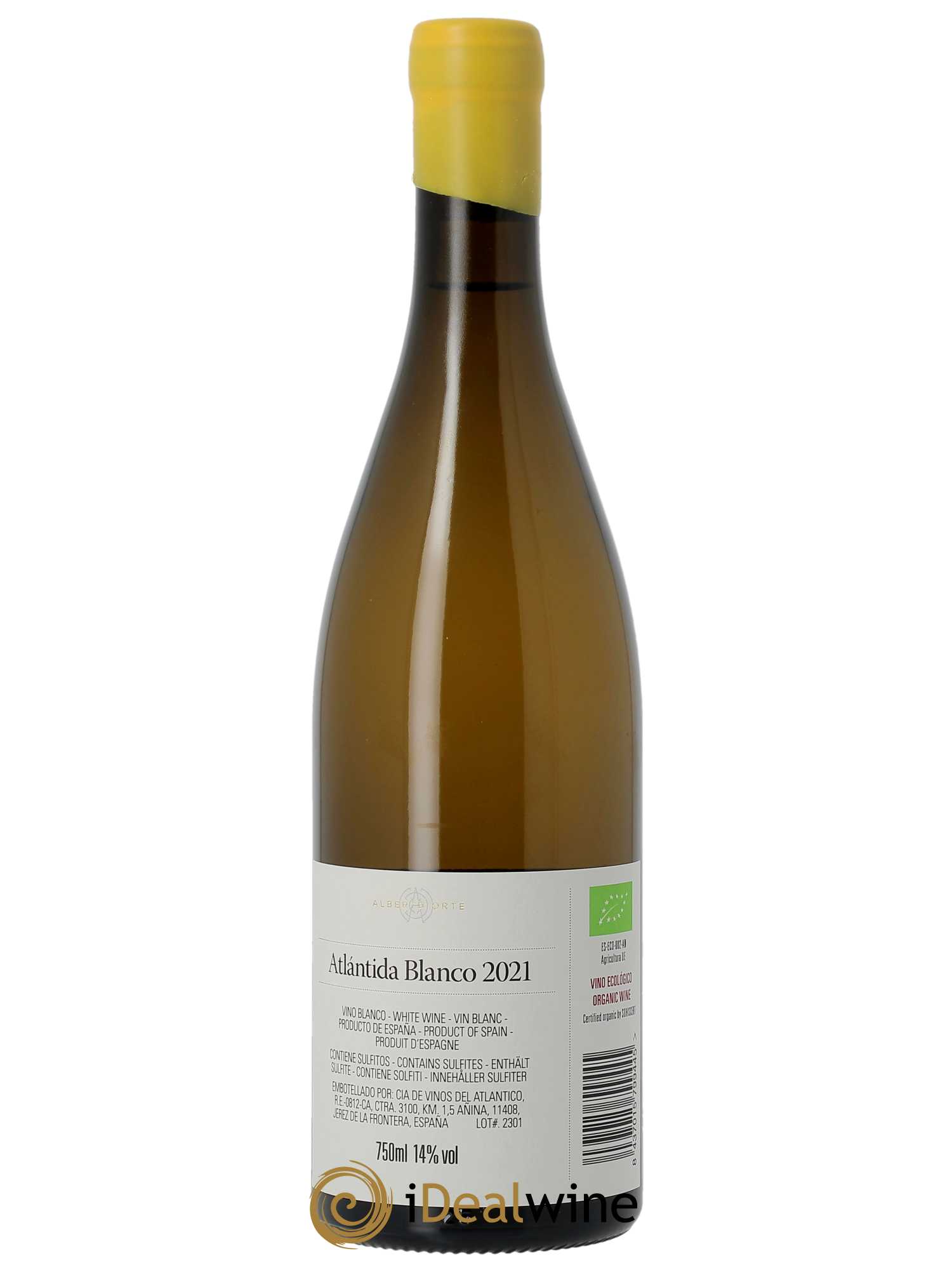 Vino de la Tierra de Cádiz Atlántida Blanco Alberto Orte 2021 - Lot of 1 bottle - 1