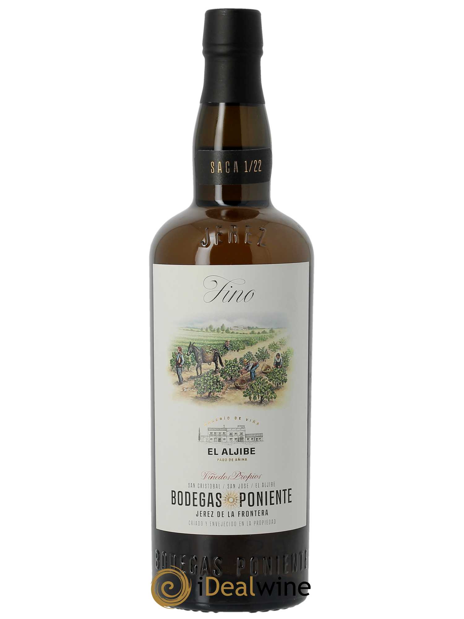 Jerez Fino Saca 1/22 Bodegas Poniente Alberto Orte - Lot de 1 bouteille - 0