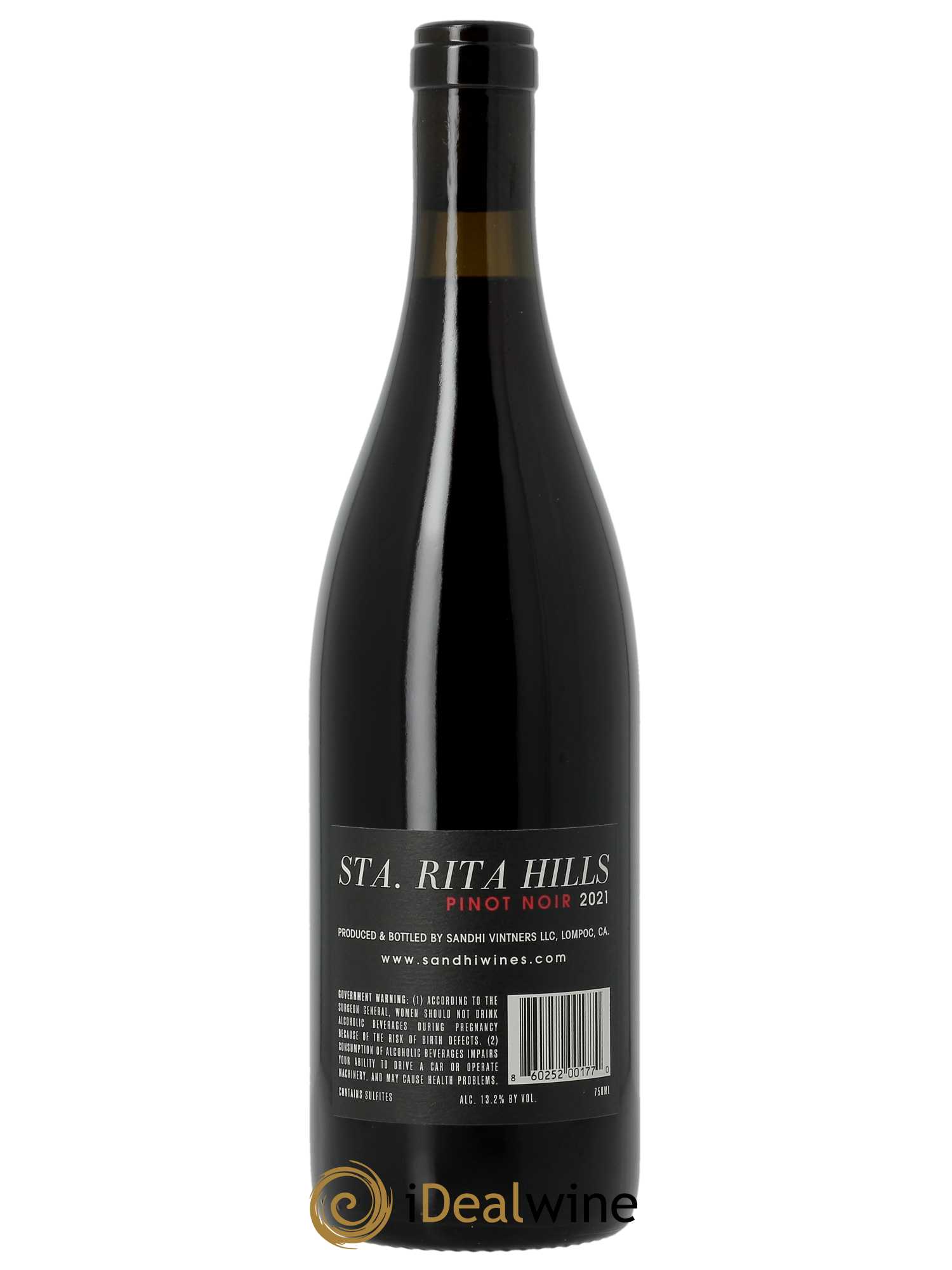 Santa Rita Hills Sandhi Wines - Rajat Parr 2021 - Lot de 1 bouteille - 1