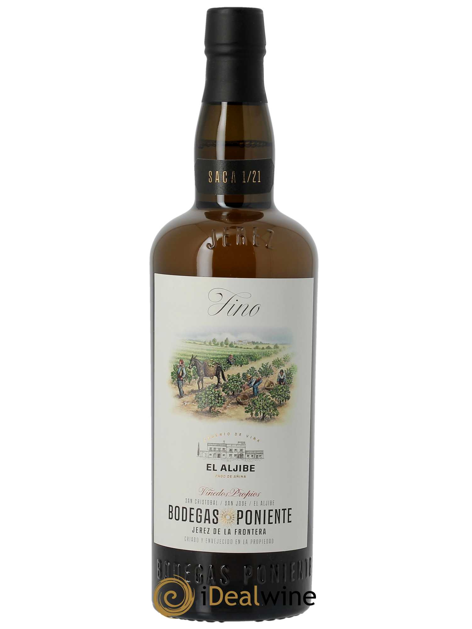 Jerez Fino Saca NV 1/21 Bodegas Poniente Alberto Orte - Lot de 1 bouteille - 0