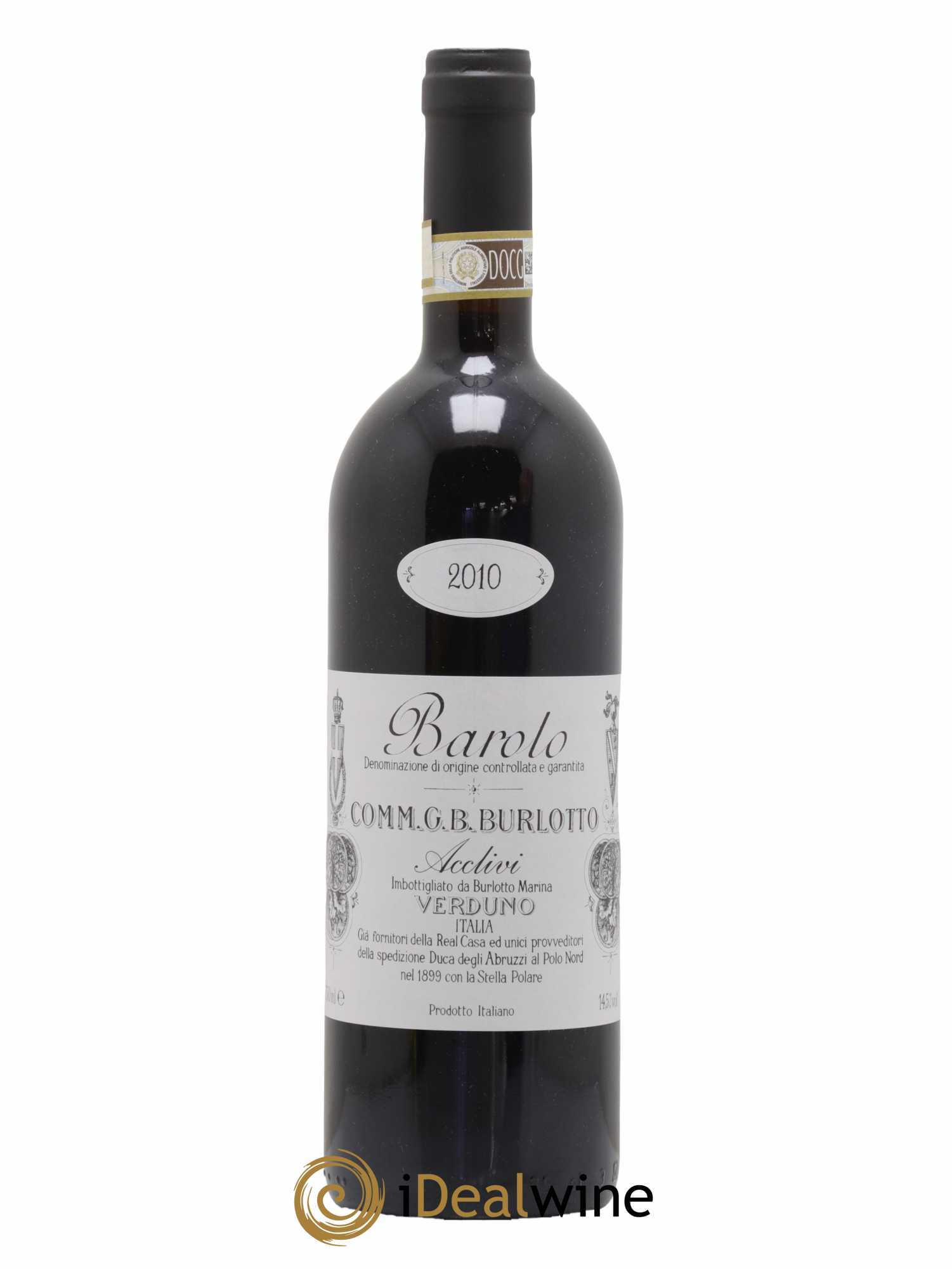 Barolo DOCG Acclivi Comm. Giovan Battista Burlotto 2010 - Lot de 1 bouteille - 0