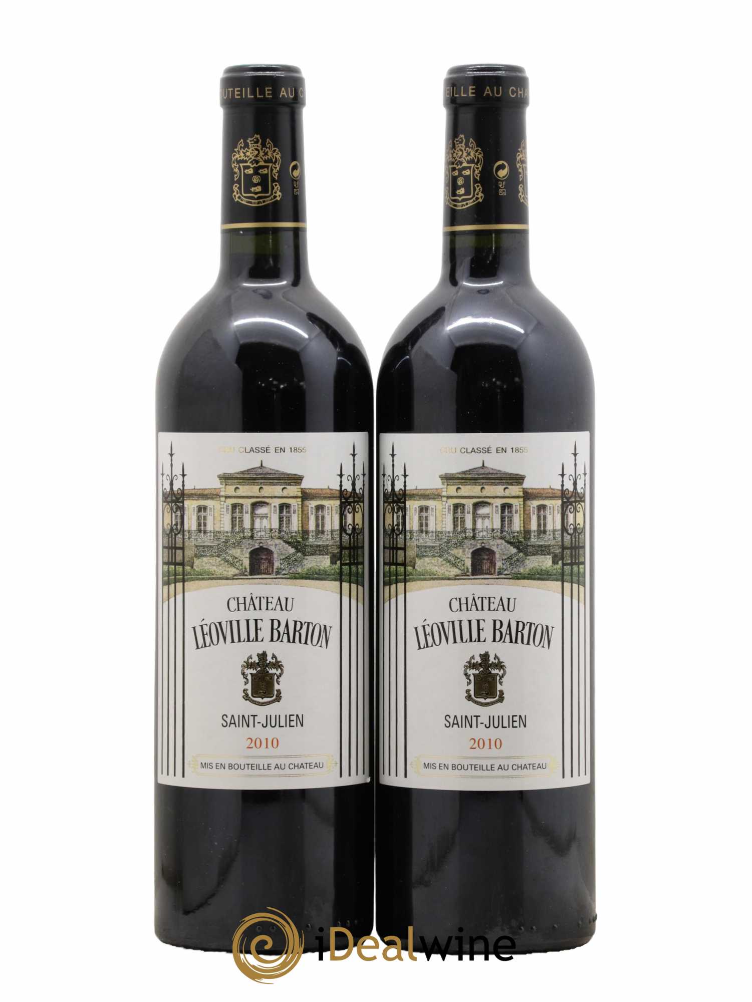 Château Léoville Barton 2ème Grand Cru Classé 2010 - Lot de 2 bouteilles - 0