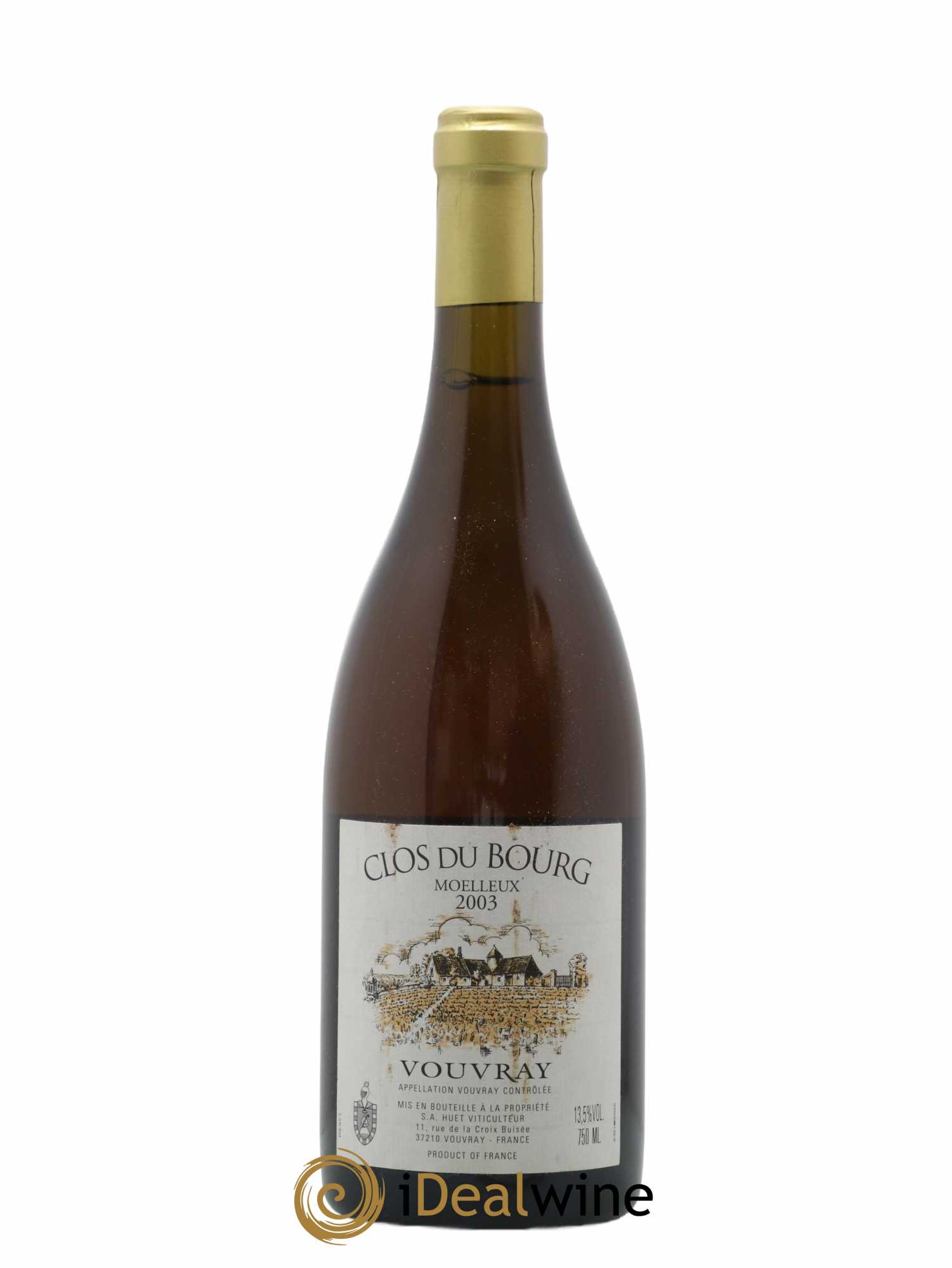 Vouvray Clos du Bourg Moelleux Domaine Huet 2003 - Lotto di 1 bottiglia - 0