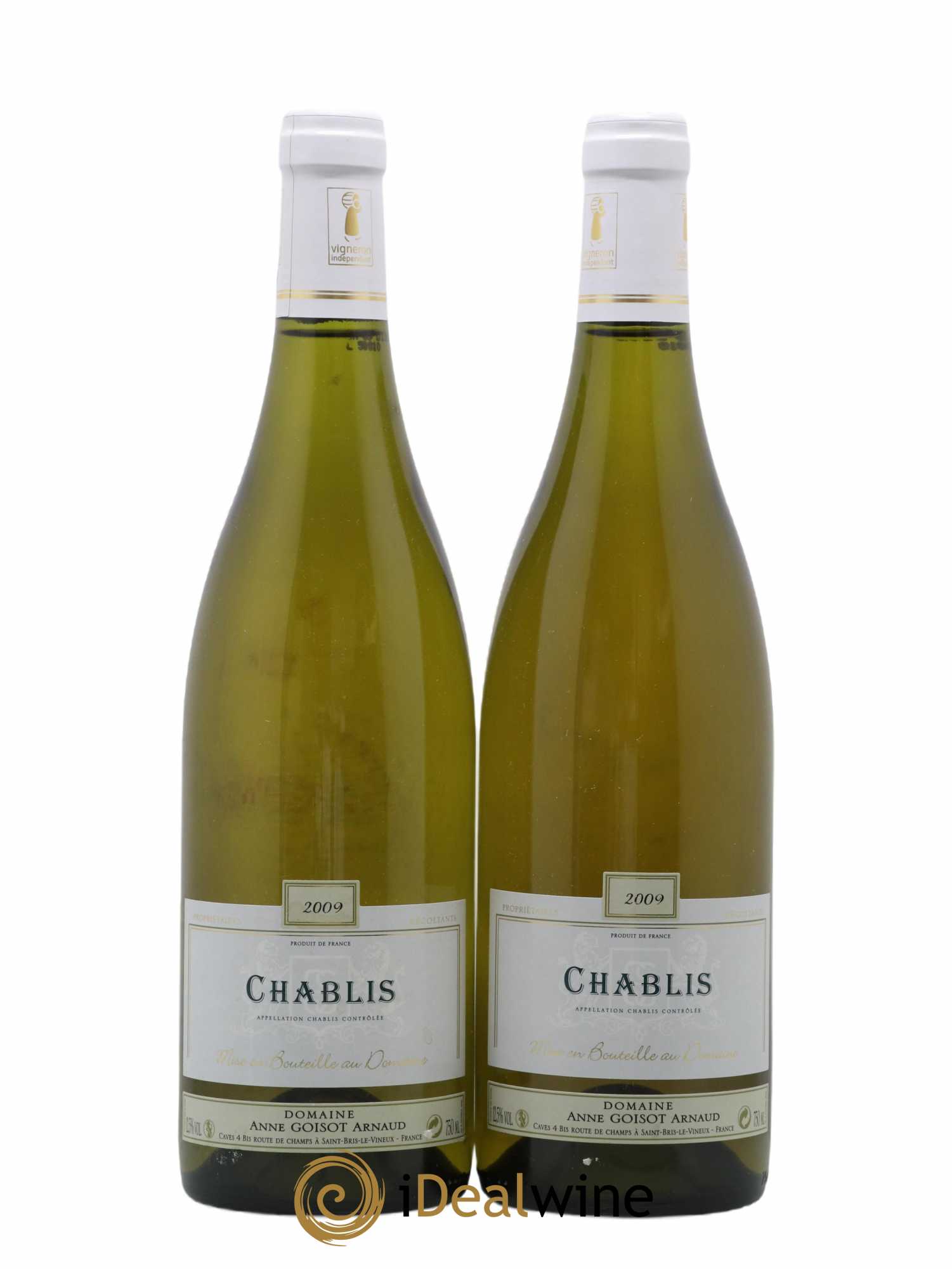 Chablis Goisot 2009 - Posten von 2 Flaschen - 0