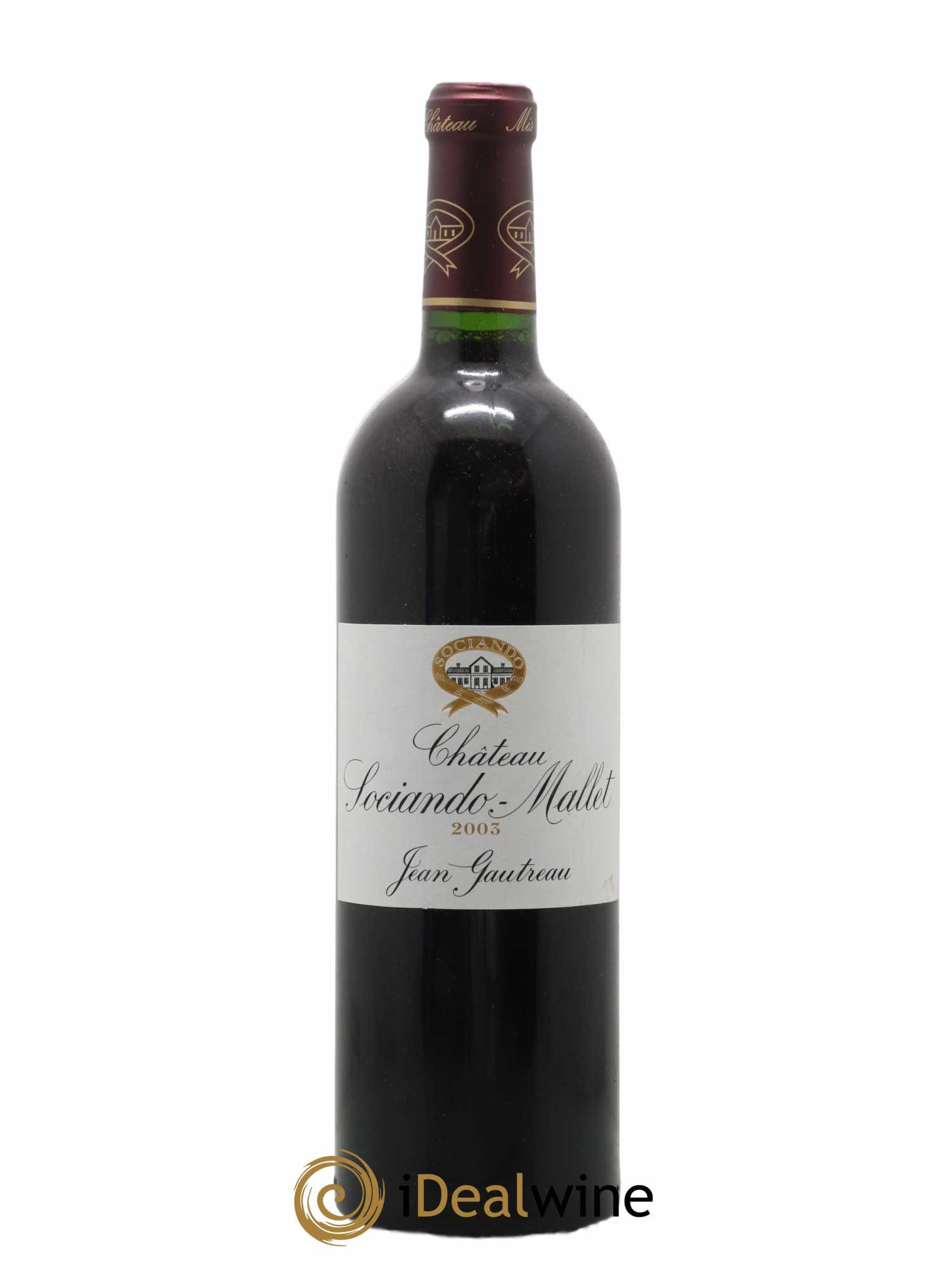 Château Sociando Mallet 2003 - Lot de 1 bouteille - 0