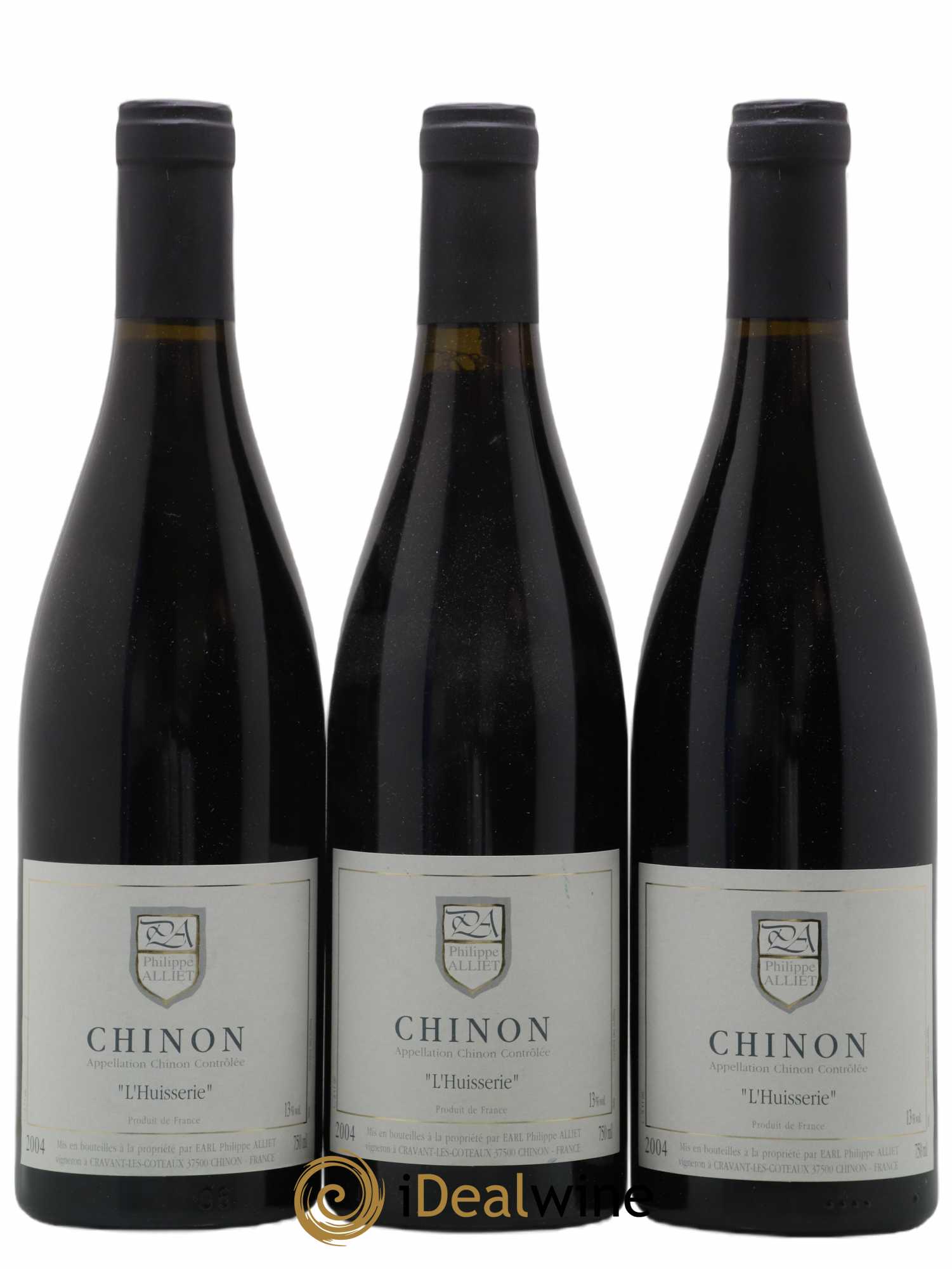 Chinon L'Huisserie Philippe Alliet 2004 - Lot de 3 bouteilles - 0
