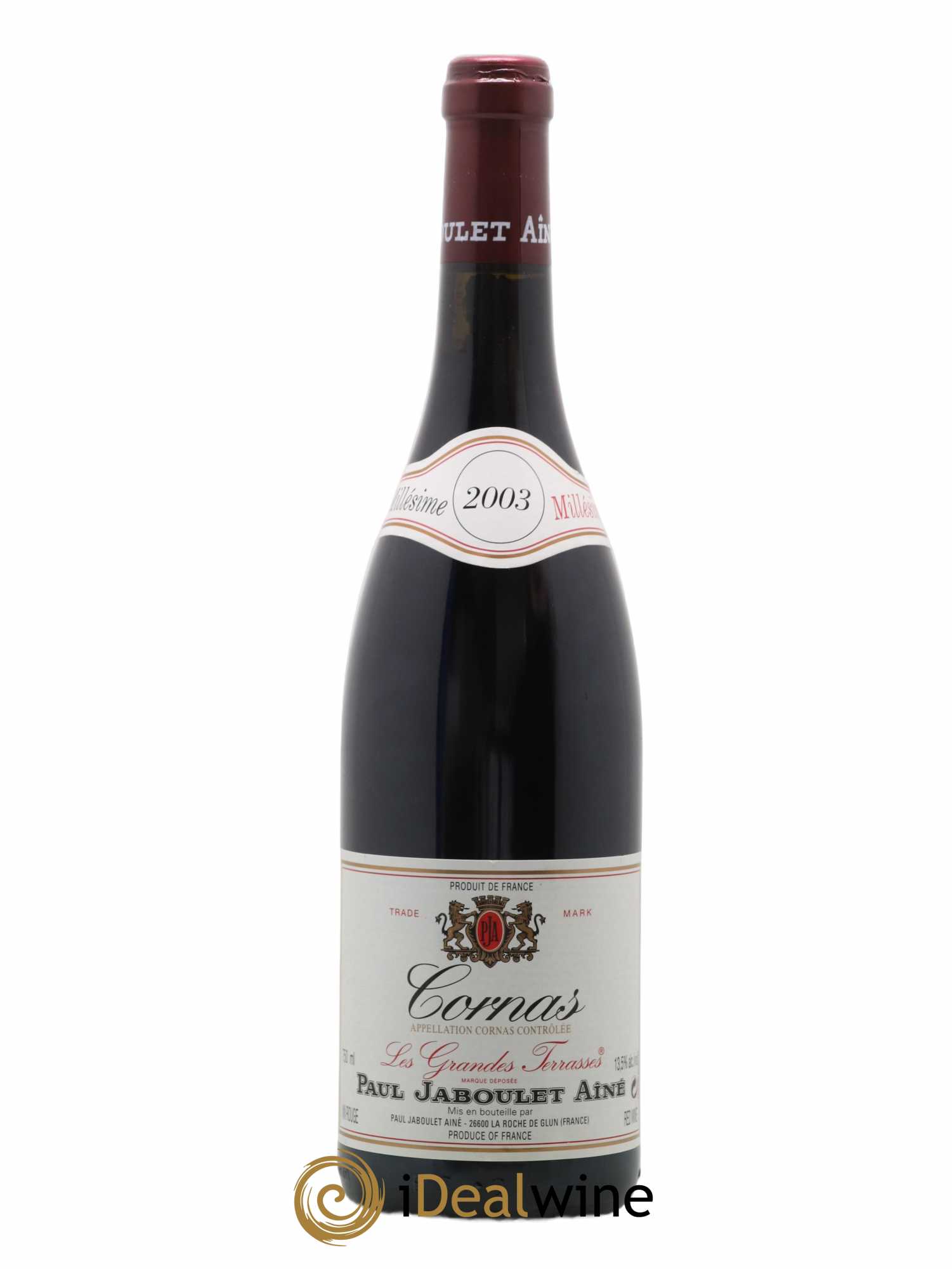 Cornas Les Grandes Terrasses Paul Jaboulet Ainé 2003 - Lot of 1 bottle - 0