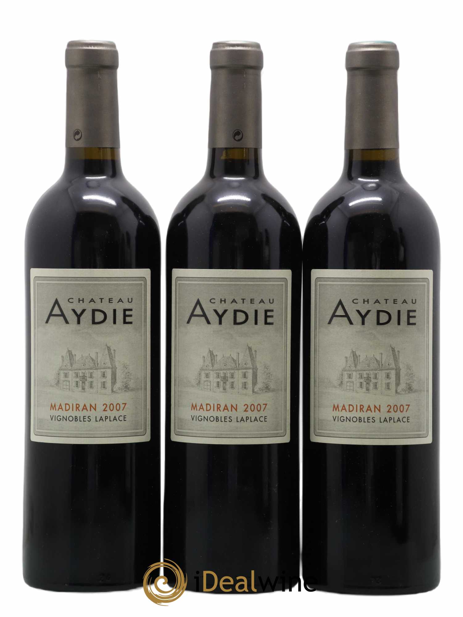 Madiran Château Aydie Famille Laplace 2007 - Lot de 3 bouteilles - 0