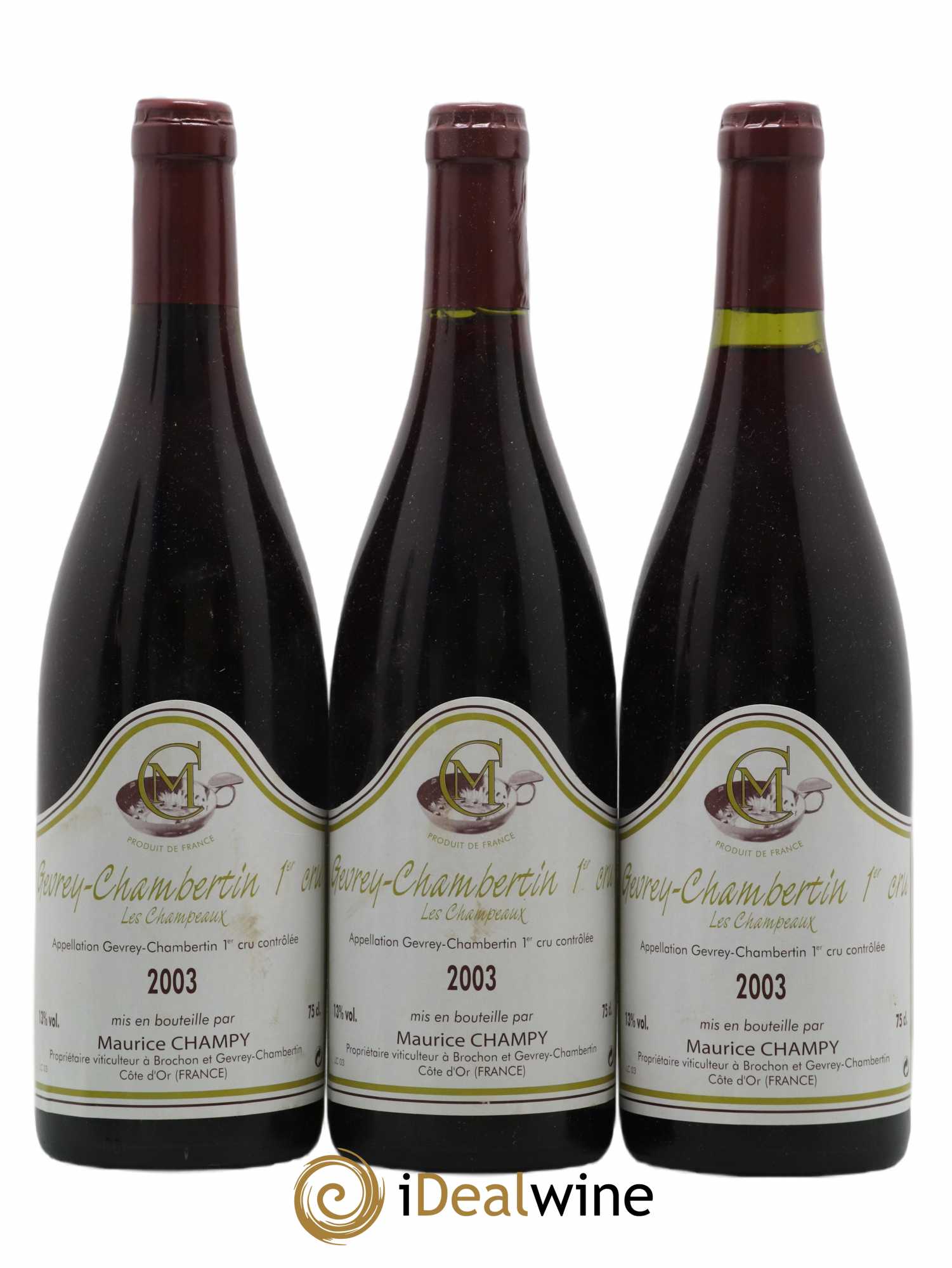 Gevrey-Chambertin 1er Cru Les Champeaux Maison Champy 2003 - Lot de 3 bouteilles - 0