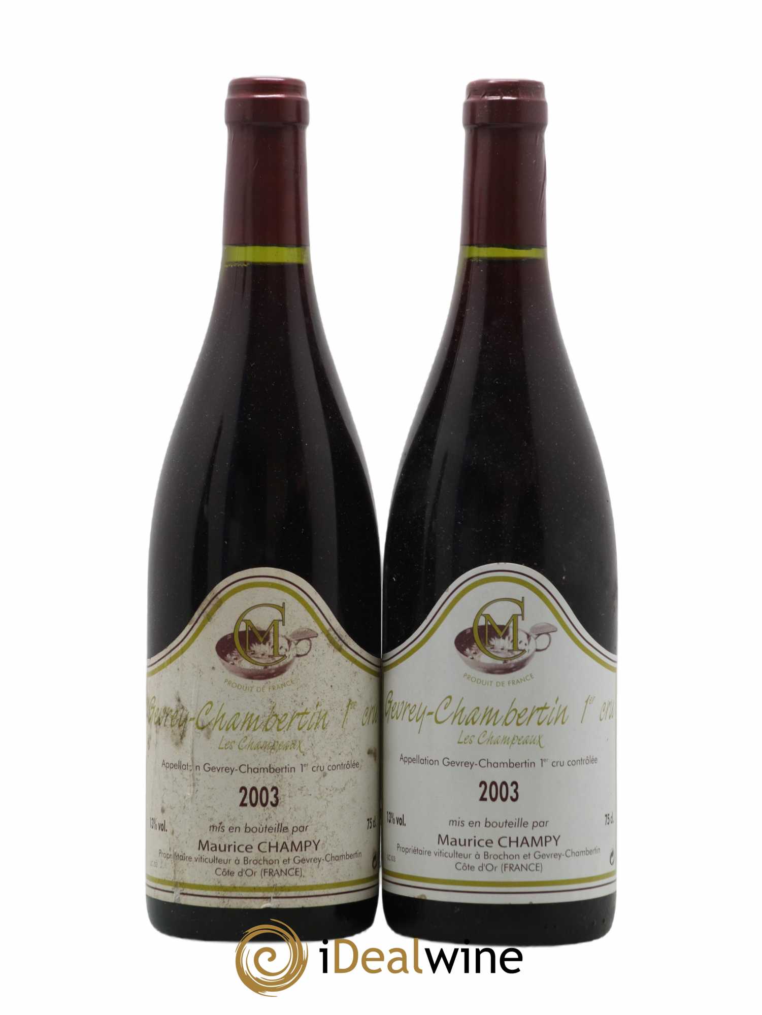 Gevrey-Chambertin 1er Cru Les Champeaux Maison Champy 2003 - Lot de 2 bouteilles - 0