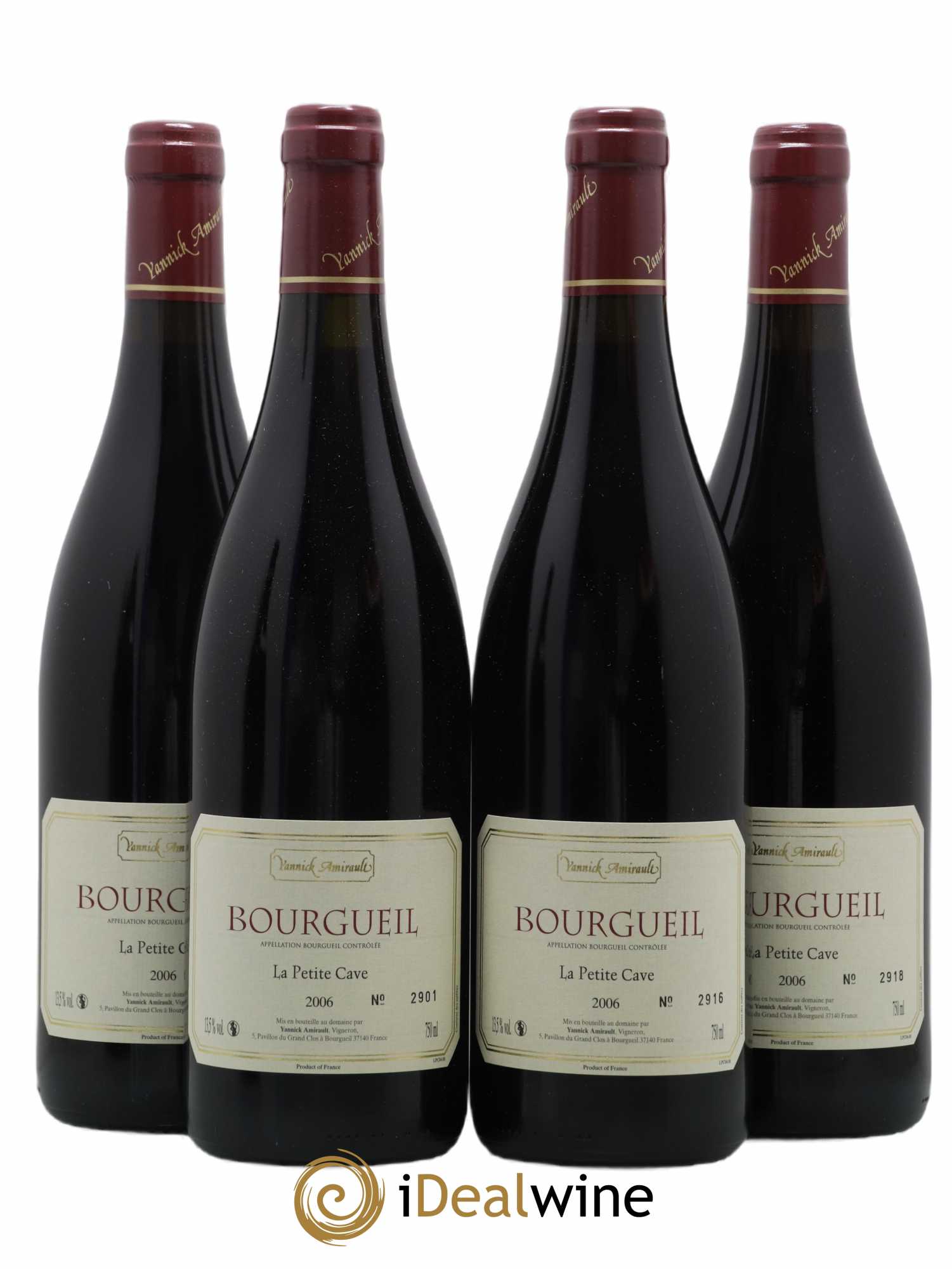 Bourgueil Petite cave Yannick Amirault (Domaine) 2006 - Lot de 4 bouteilles - 0