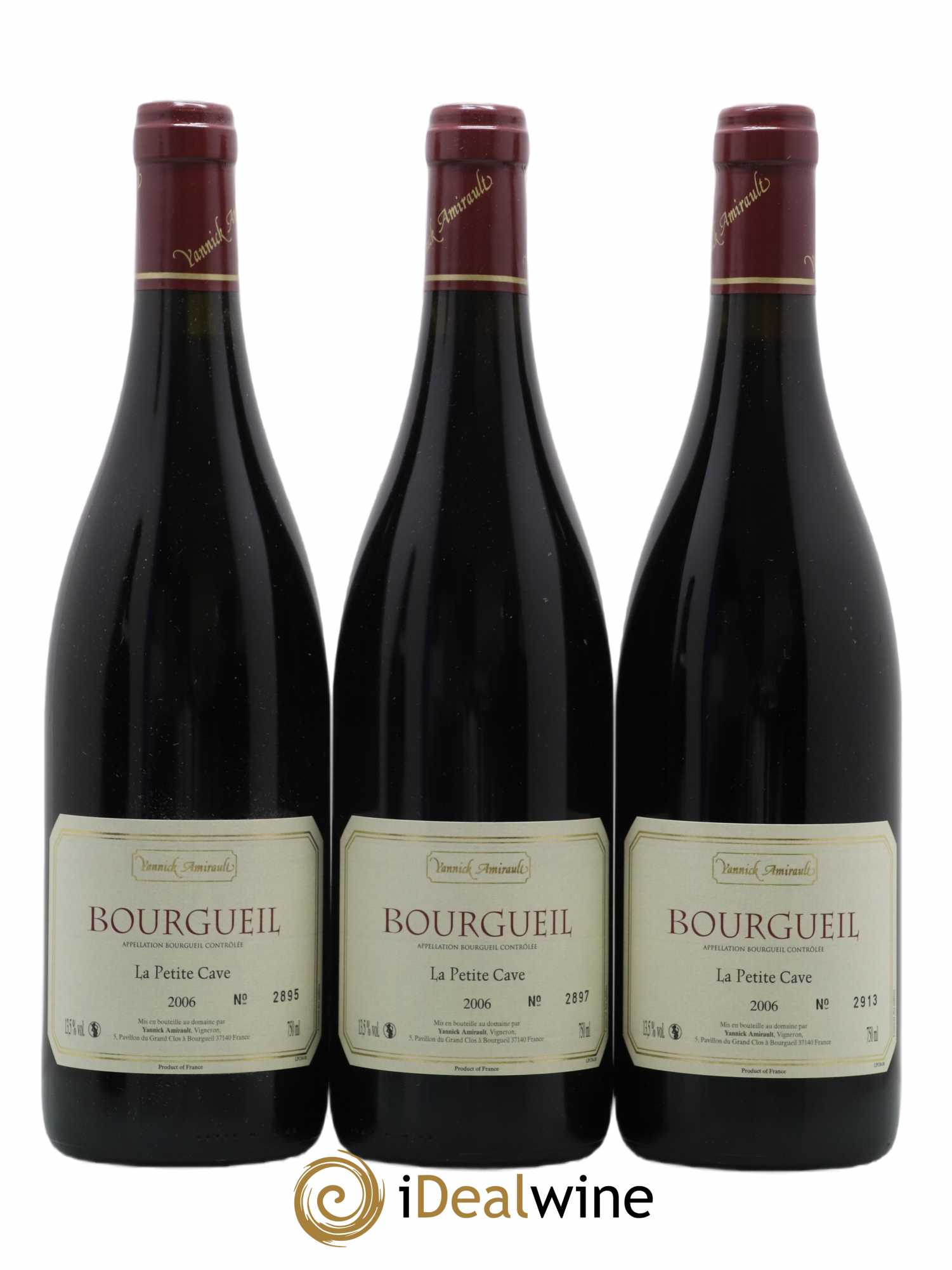Bourgueil Petite cave Yannick Amirault (Domaine) 2006 - Lot de 3 bouteilles - 0