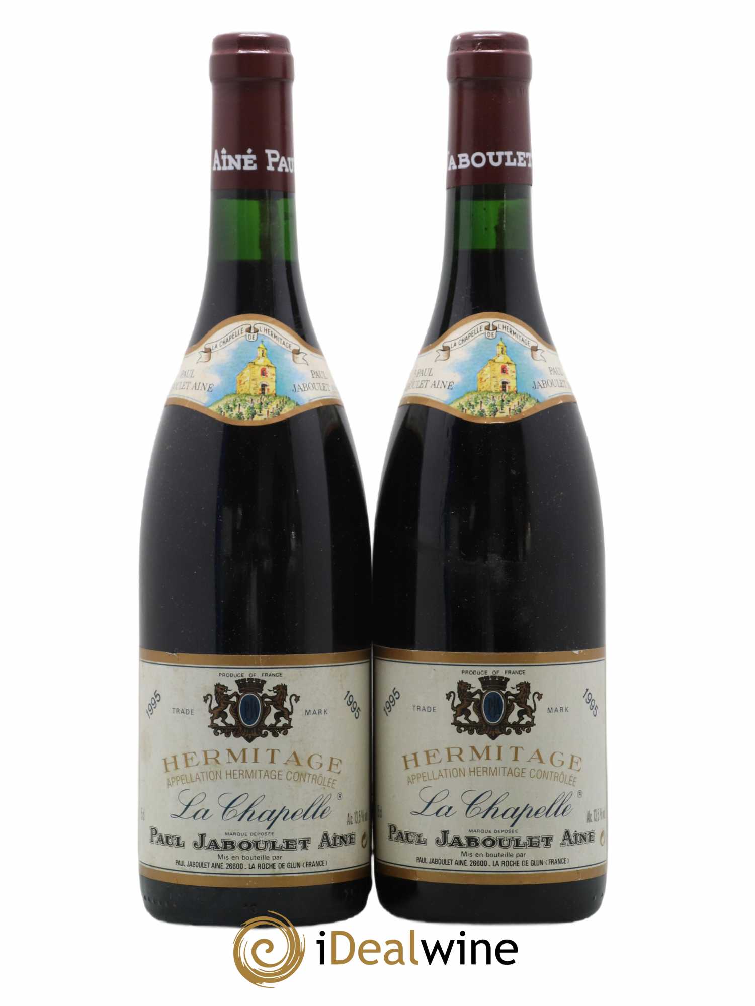 Hermitage La Chapelle Paul Jaboulet Ainé 1995 - Lot de 2 bouteilles - 0