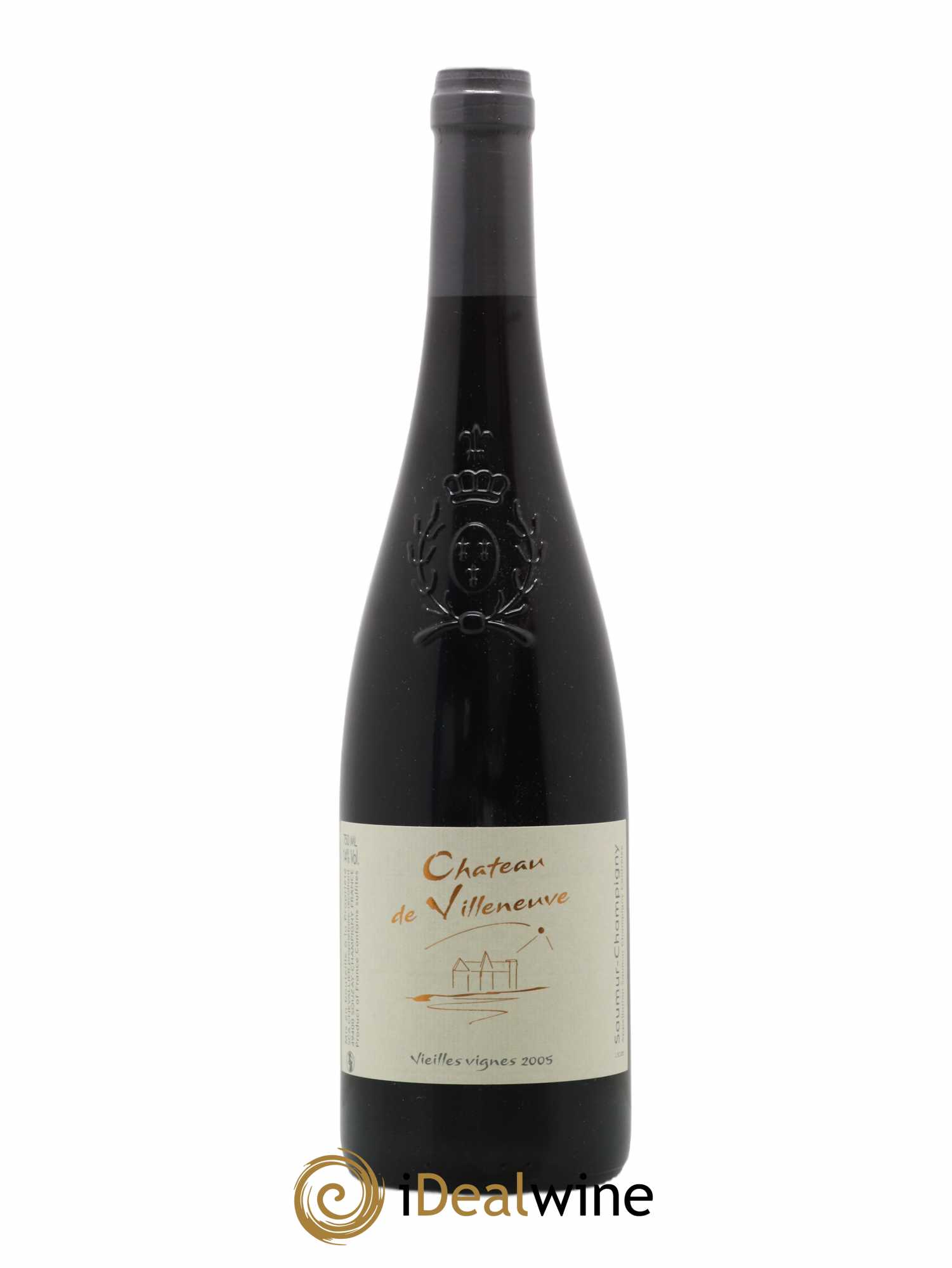 Saumur-Champigny Vieilles Vignes Château de Villeneuve 2005 - Lot de 1 bouteille - 0