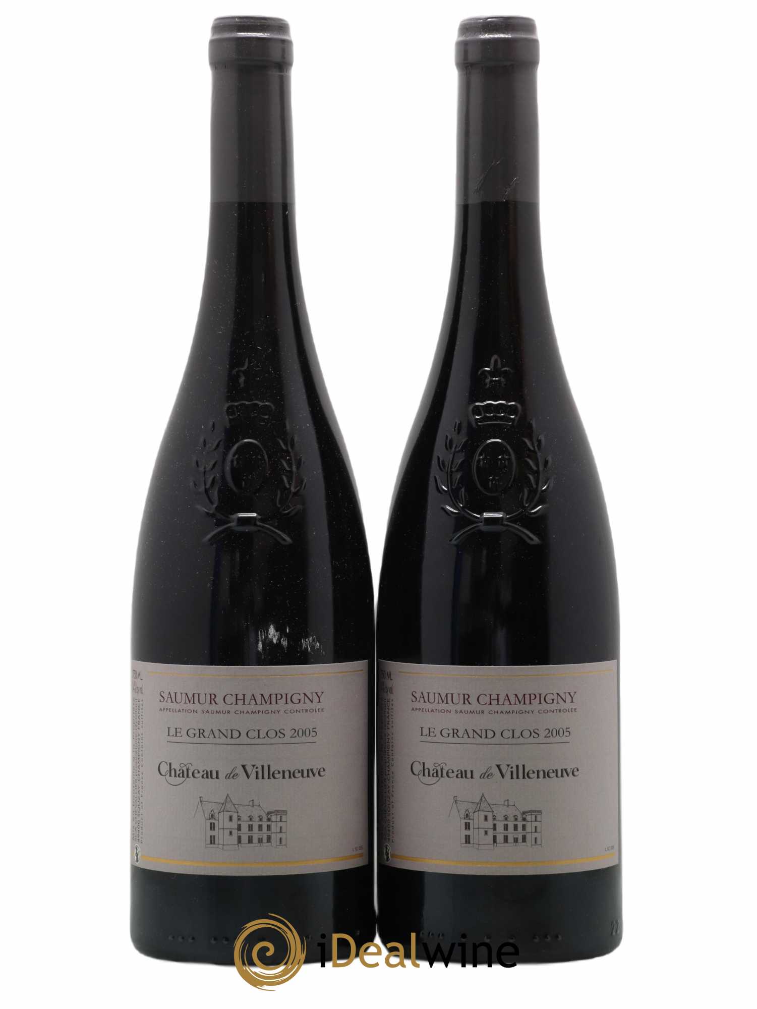 Saumur-Champigny Le Grand Clos Château de Villeneuve 2005 - Lot de 2 bouteilles - 0
