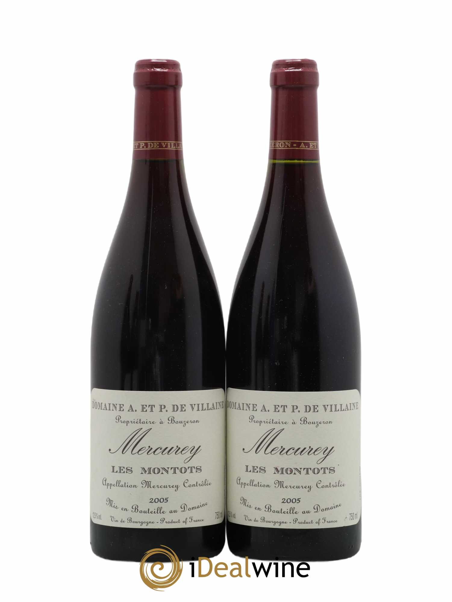 Mercurey Les Montots Domaine de Villaine 2005 - Lot de 2 bouteilles - 0