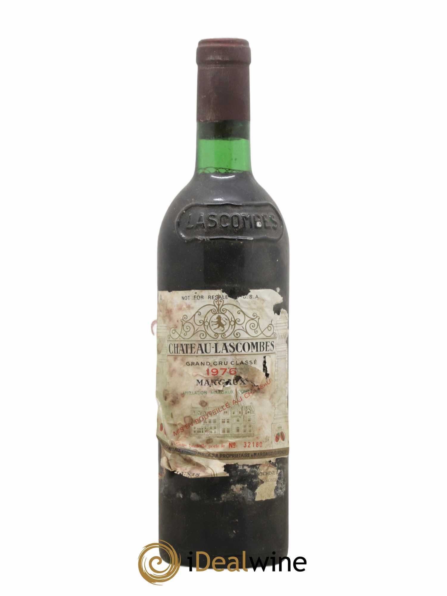 Château Lascombes 2ème Grand Cru Classé 1976 - Lot de 1 bouteille - 0