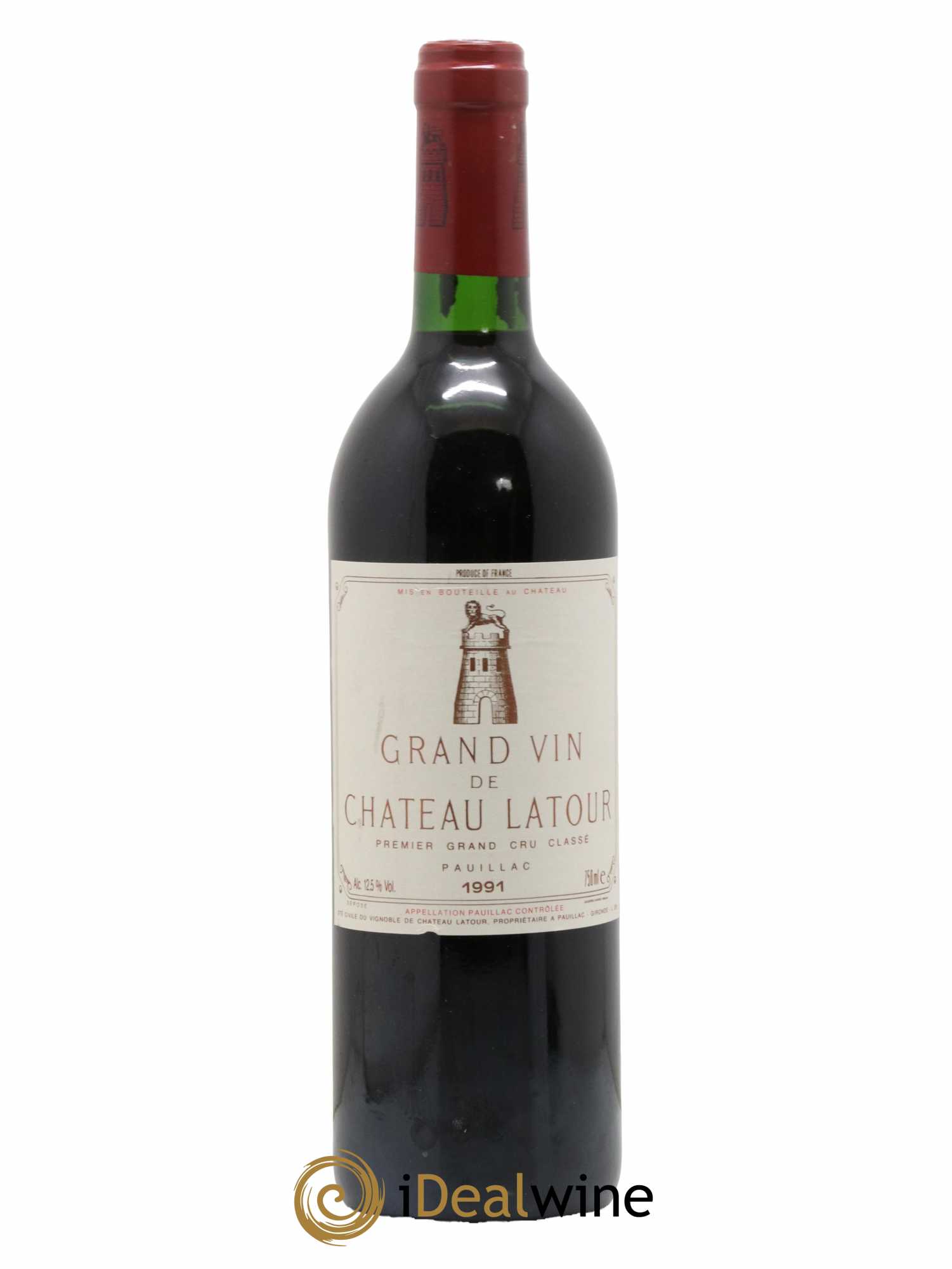 Château Latour 1er Grand Cru Classé 1991 - Lot de 1 bouteille - 0