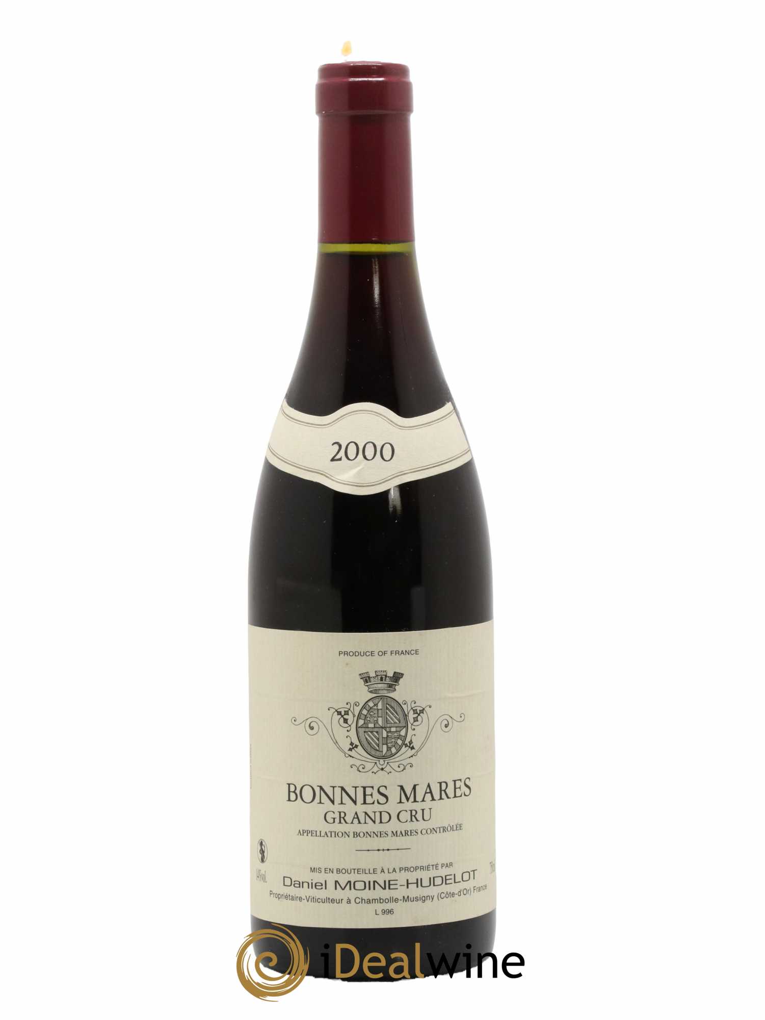 Bonnes-Mares Grand Cru Moine-Hudelot (Domaine) 2000 - Lot de 1 bouteille - 0