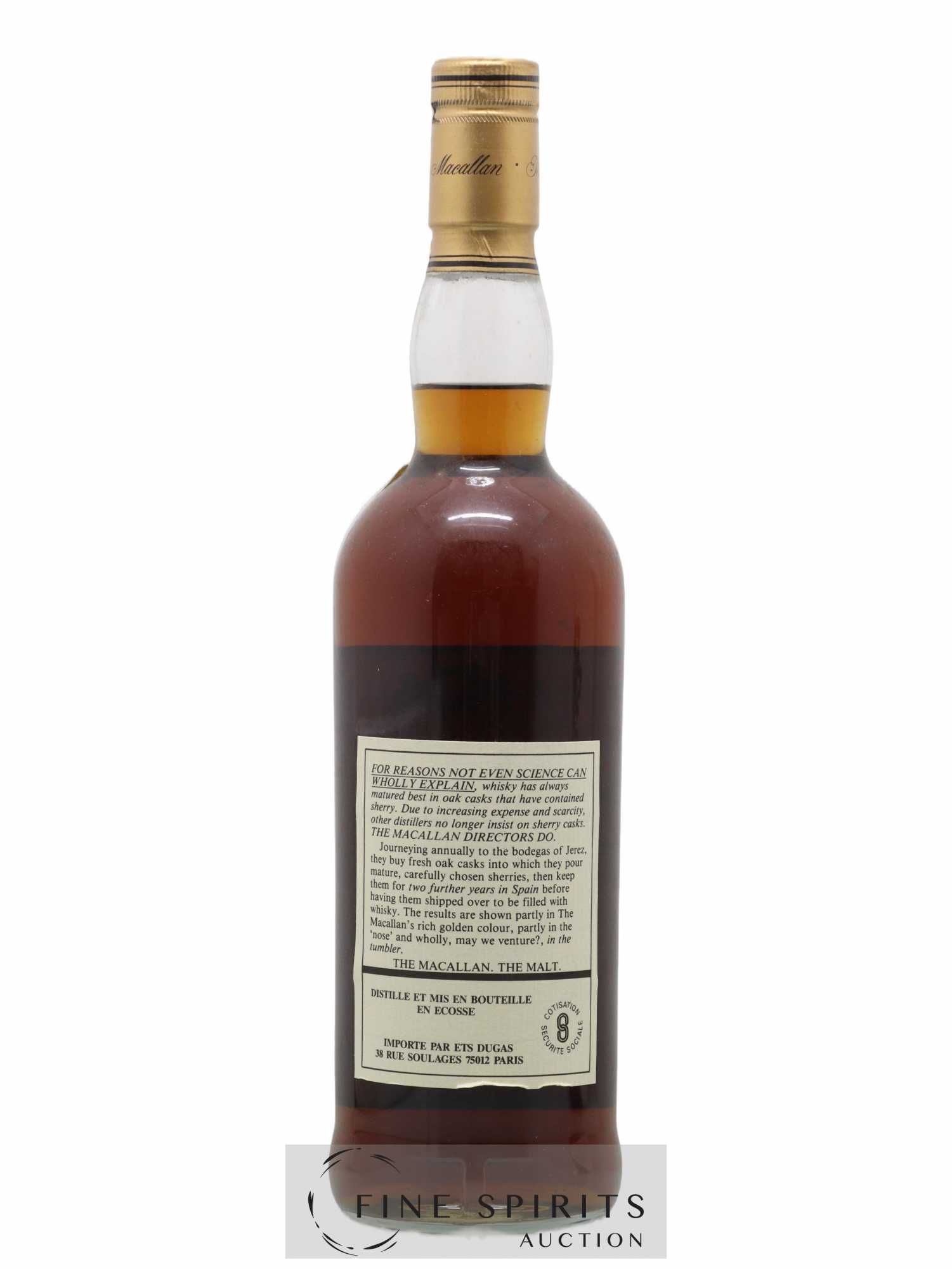 Macallan (The) 18 years 1969 Of. Sherry Wood Matured - bottled 1987 - Lotto di 1 bottiglia - 2
