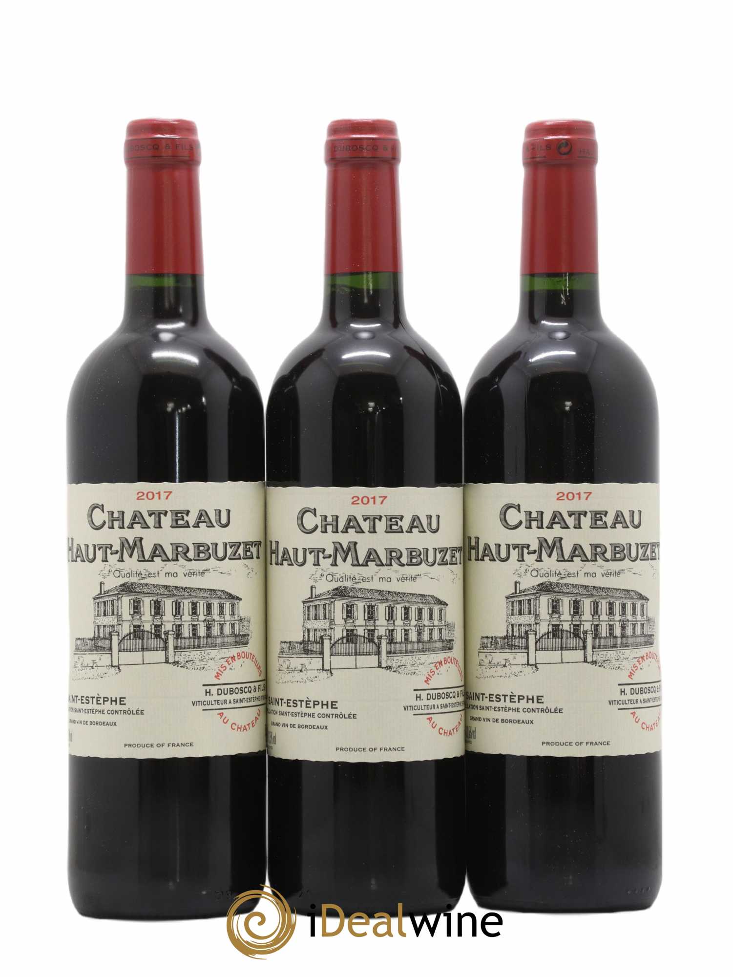 Château Haut Marbuzet 2017 - Lot de 6 bouteilles - 1