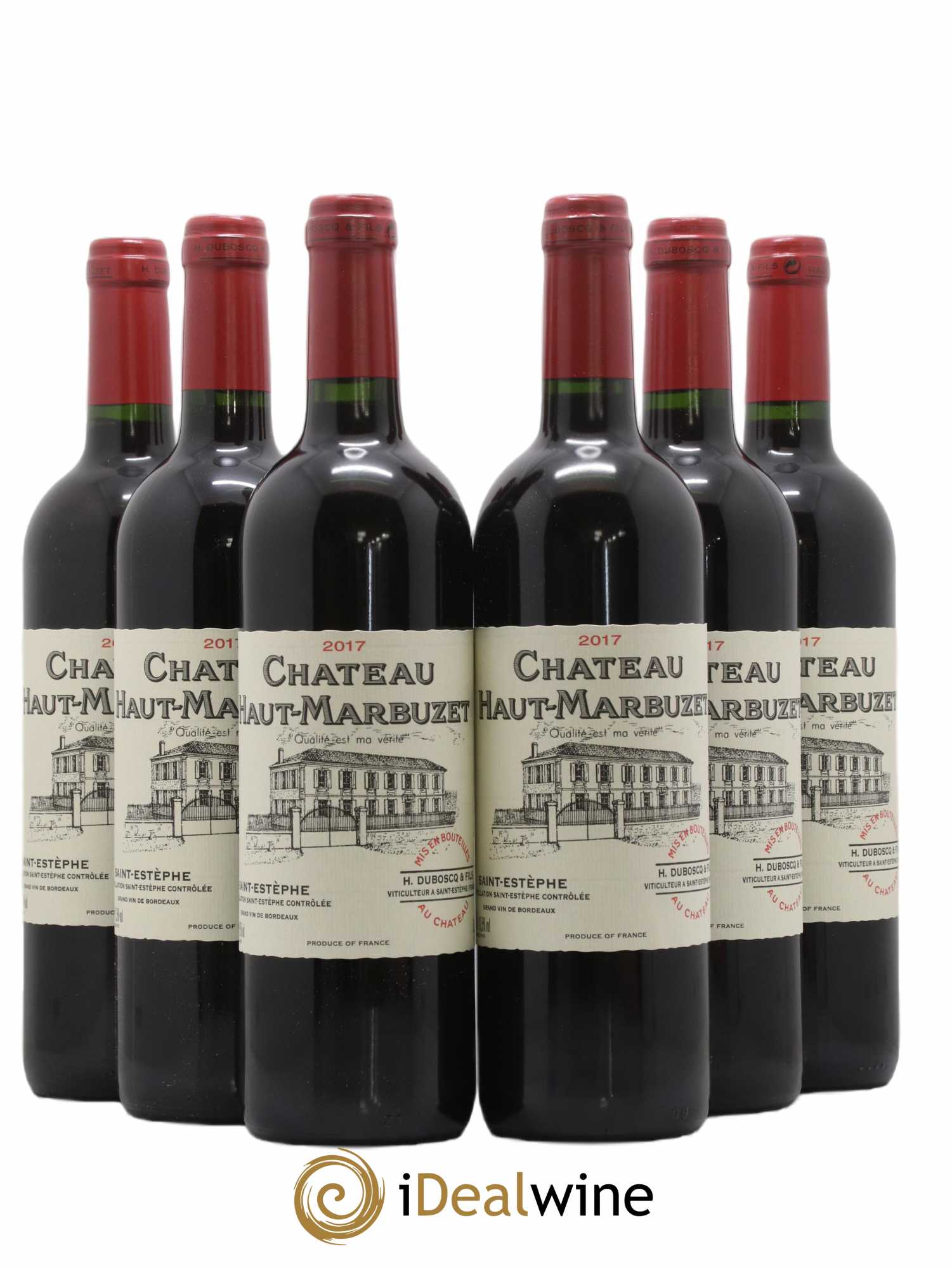 Château Haut Marbuzet 2017 - Lot de 6 bouteilles - 0