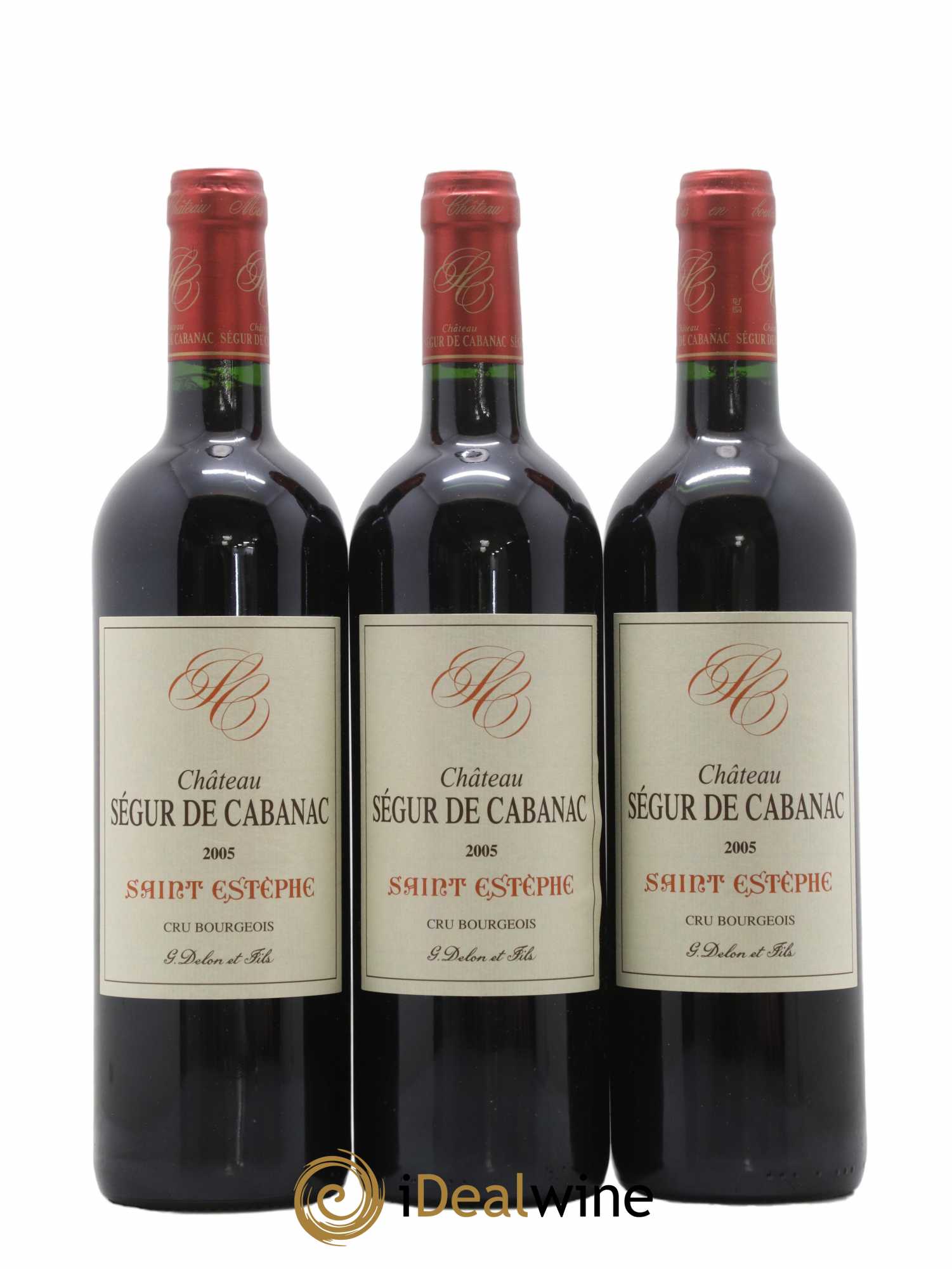 Château Ségur de Cabanac Cru Bourgeois 2005 - Lot of 12 bottles - 3