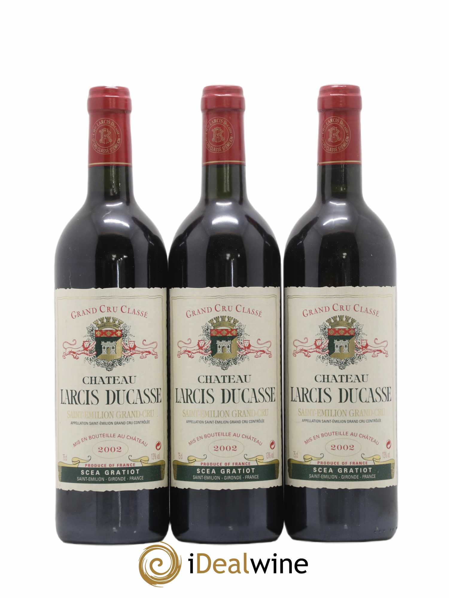 Château Larcis Ducasse 1er Grand Cru Classé B 2002 - Lot de 12 bouteilles - 3