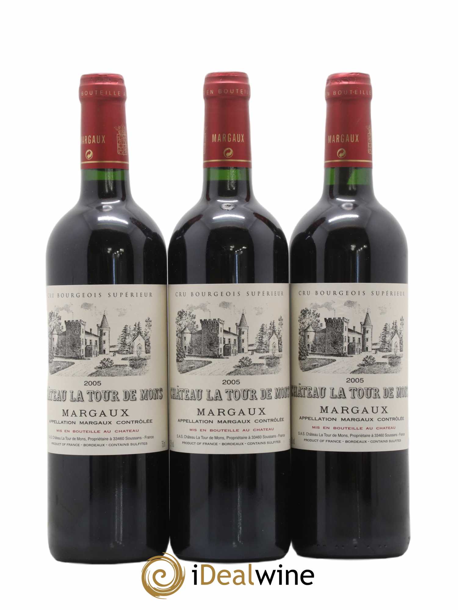 Château la Tour de Mons Cru Bourgeois 2005 - Lot de 12 bouteilles - 4