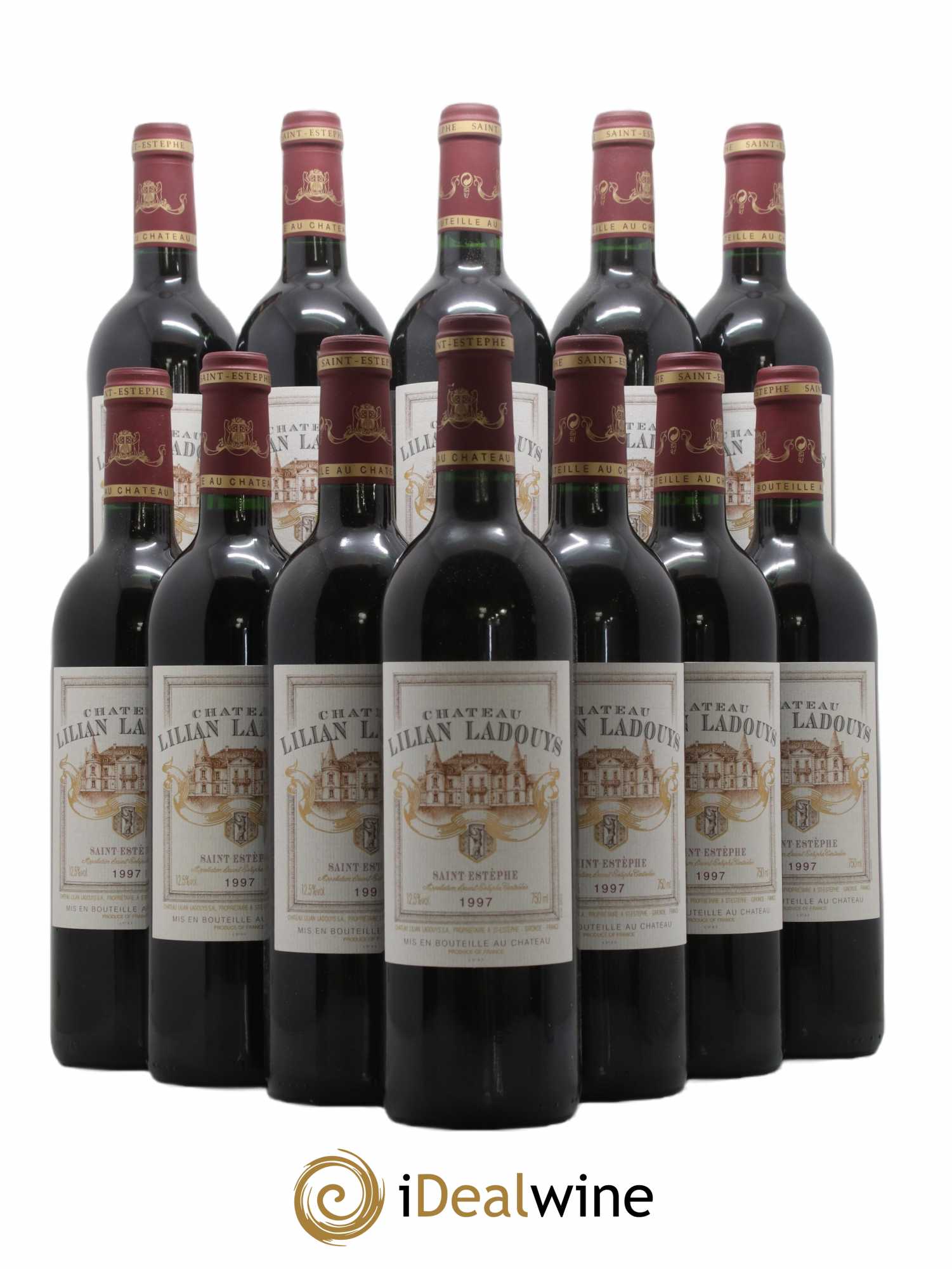 Château Lilian Ladouys Cru Bourgeois 1997 - Lot de 12 bouteilles - 0