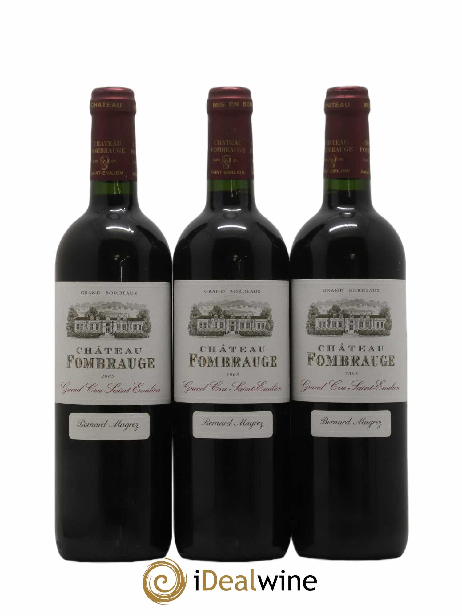 Château Fombrauge Grand Cru Classé 2005 - Lot de 3 bouteilles - 0