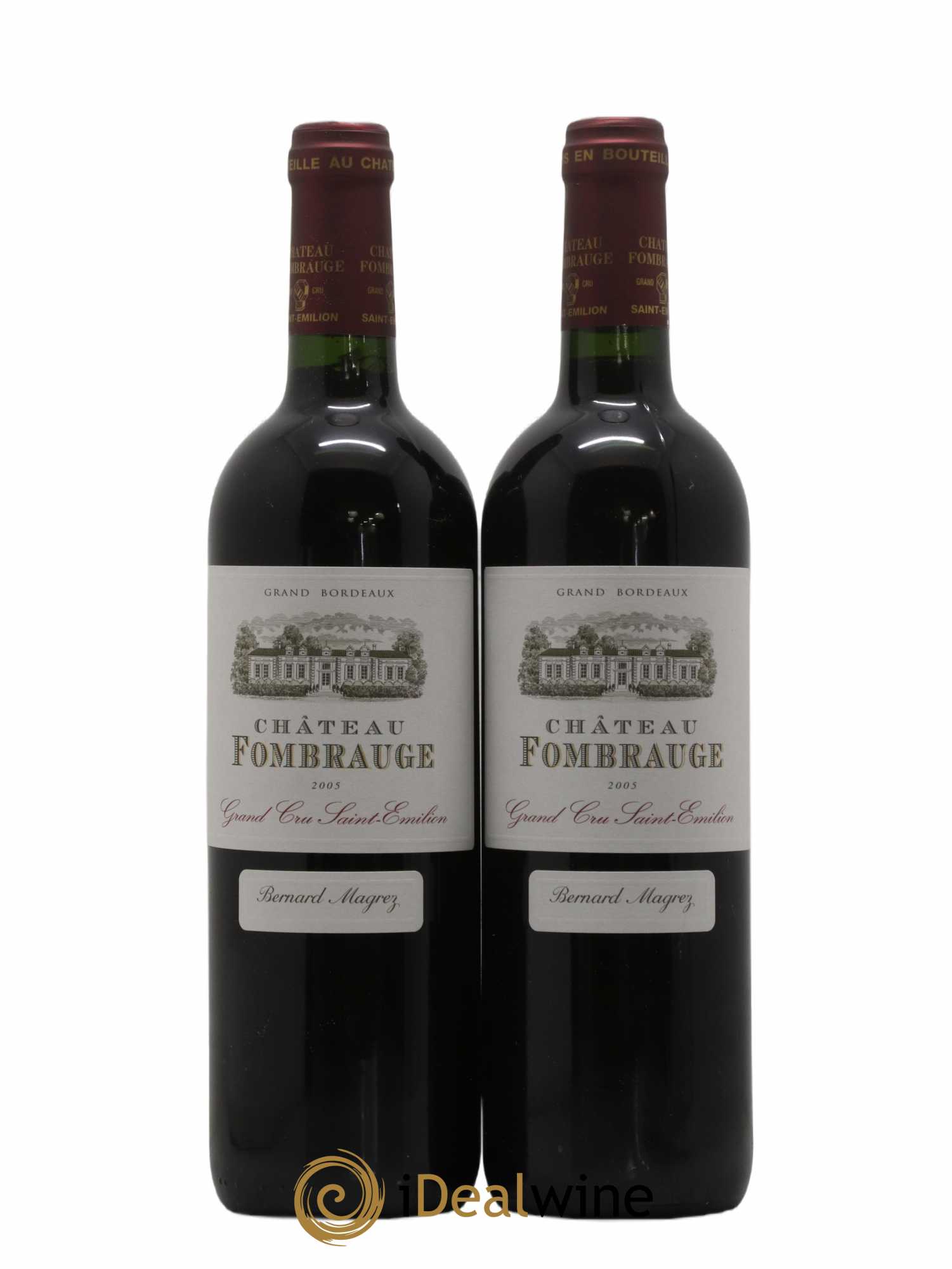 Château Fombrauge Grand Cru Classé 2005 - Lot de 2 bouteilles - 0