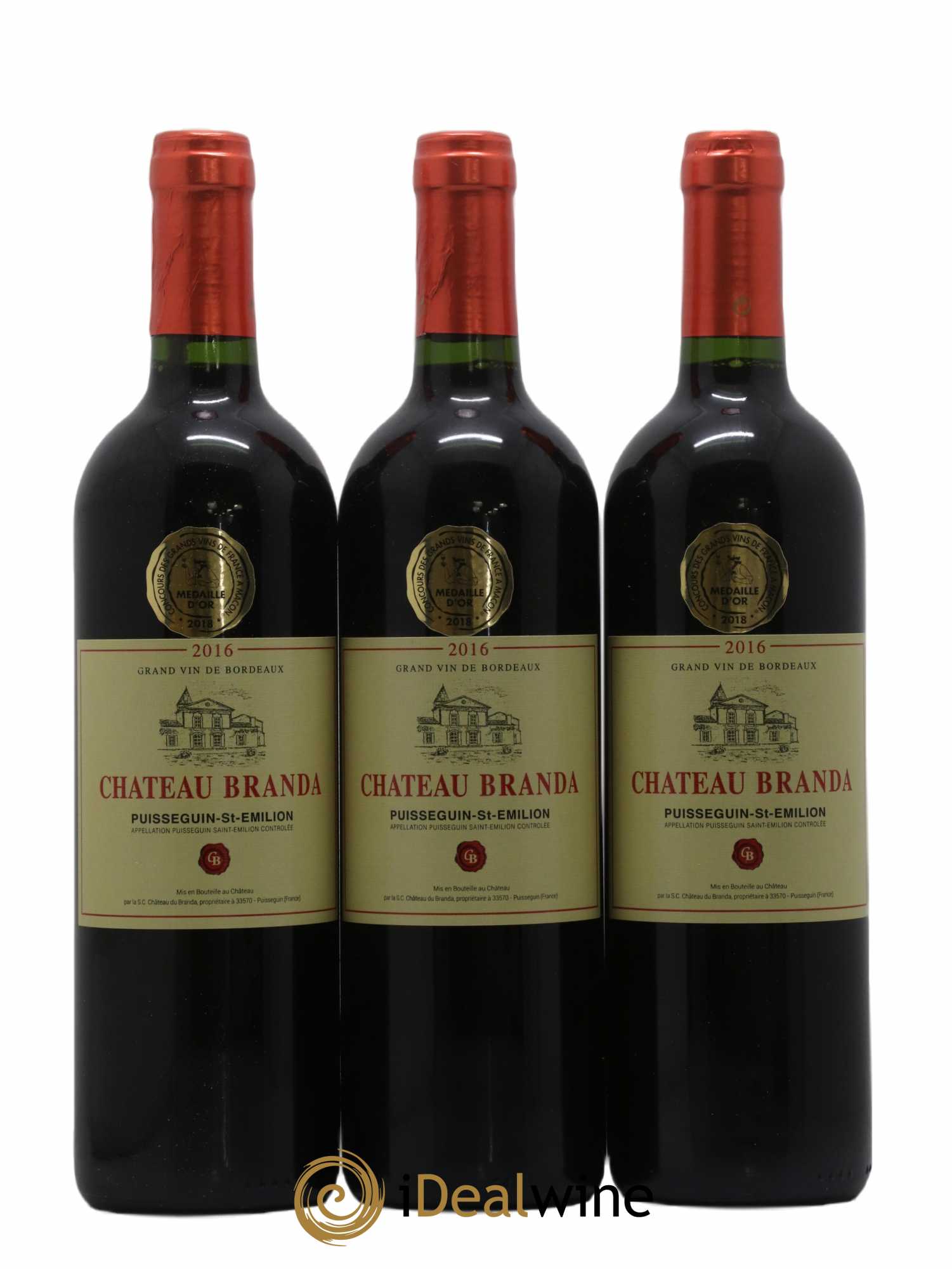 Château Branda 2016 - Lot de 6 bouteilles - 1