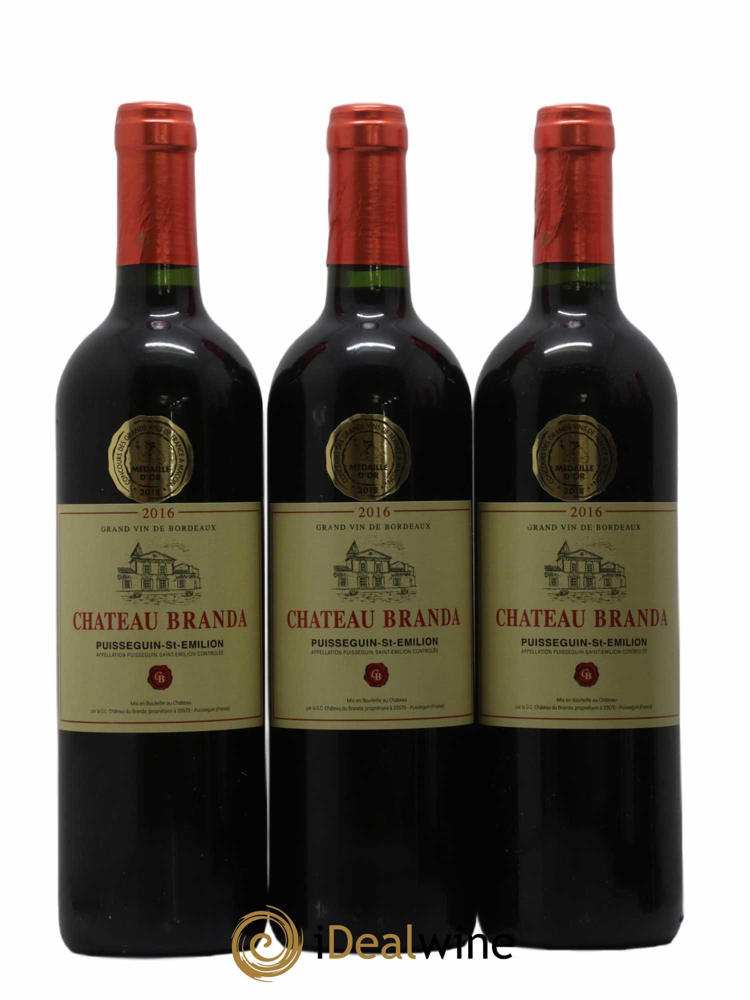 Château Branda 2016 - Lot de 6 bouteilles - 2