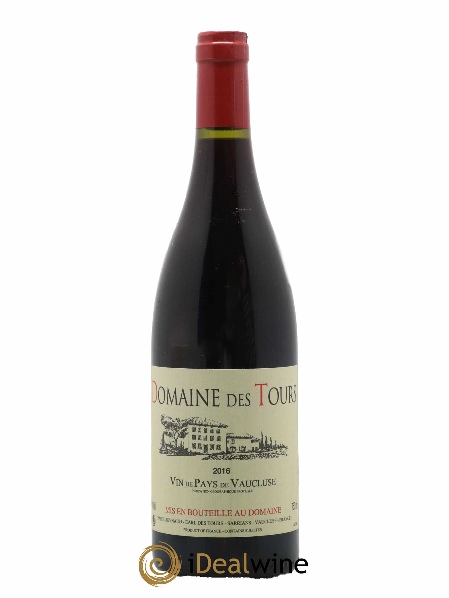 Vaucluse (Vin de Pays de Vaucluse) Domaine des Tours Emmanuel Reynaud 2016 - Lot de 1 bouteille - 0
