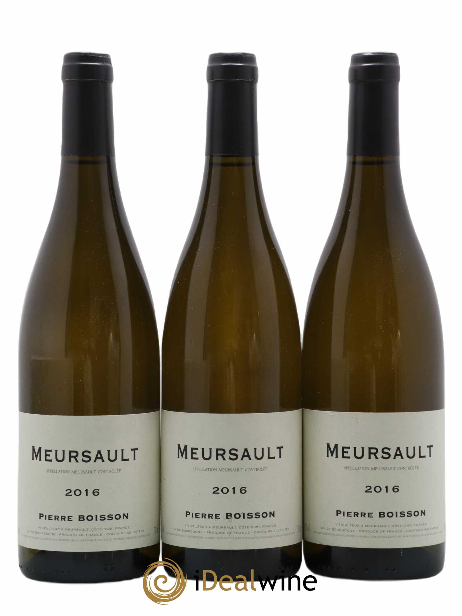 Meursault Pierre Boisson (Domaine) 2016 - Lot de 3 bouteilles - 0