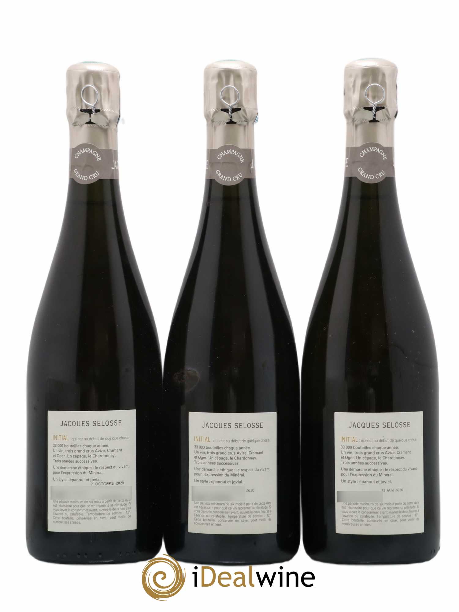 Initial Brut Jacques Selosse - Lot de 3 bouteilles - 1