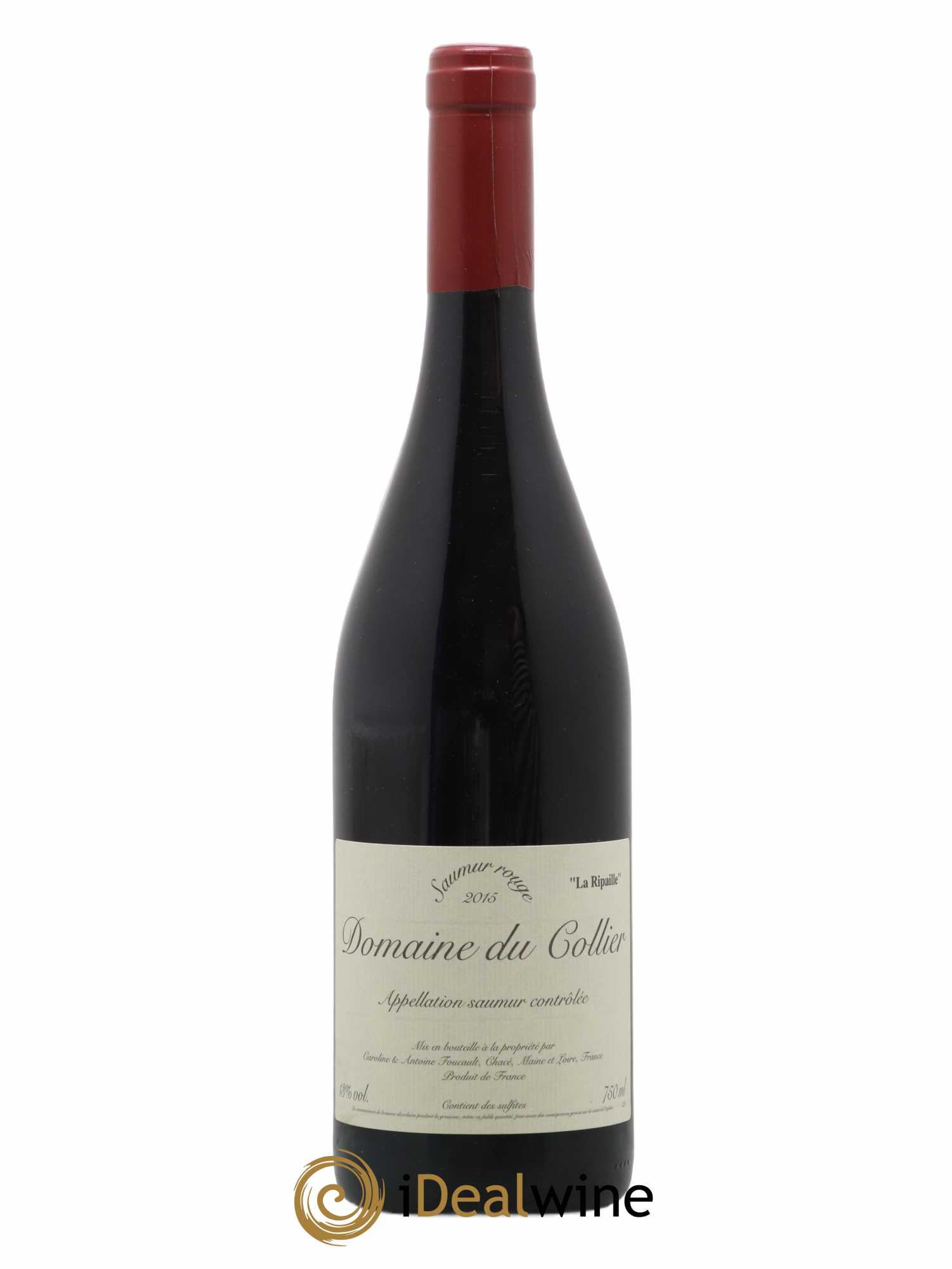 Saumur La Ripaille Domaine du Collier 2015 - Lot de 1 bouteille - 0