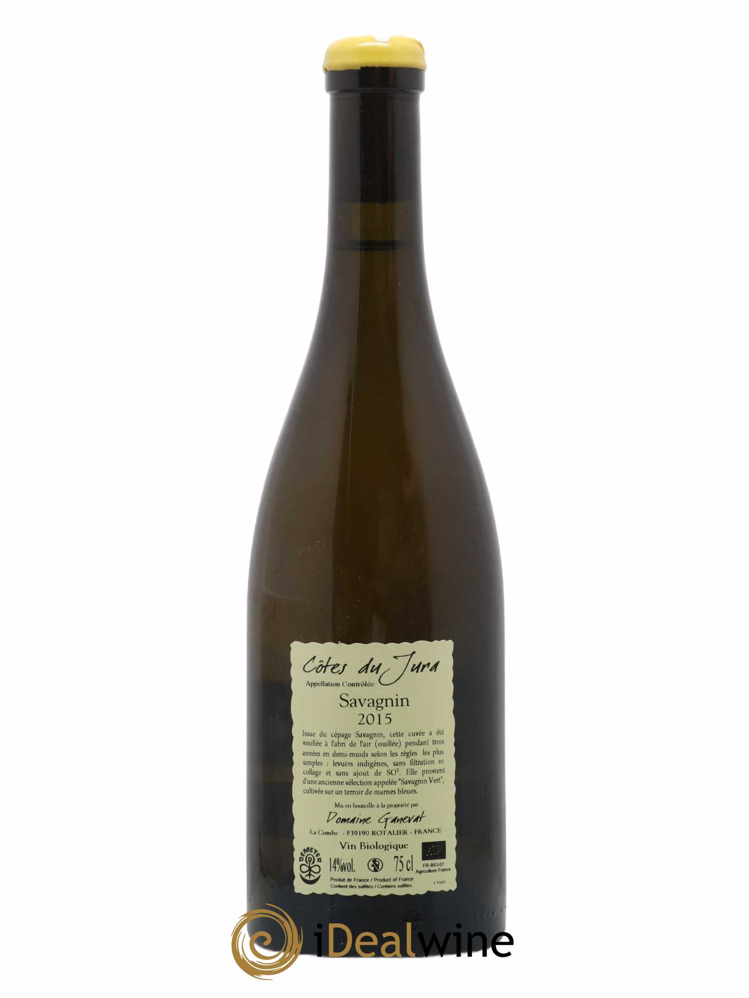 Côtes du Jura Les Chalasses Marnes Bleues Jean-François Ganevat (Domaine) 2015 - Lot de 1 bouteille - 1