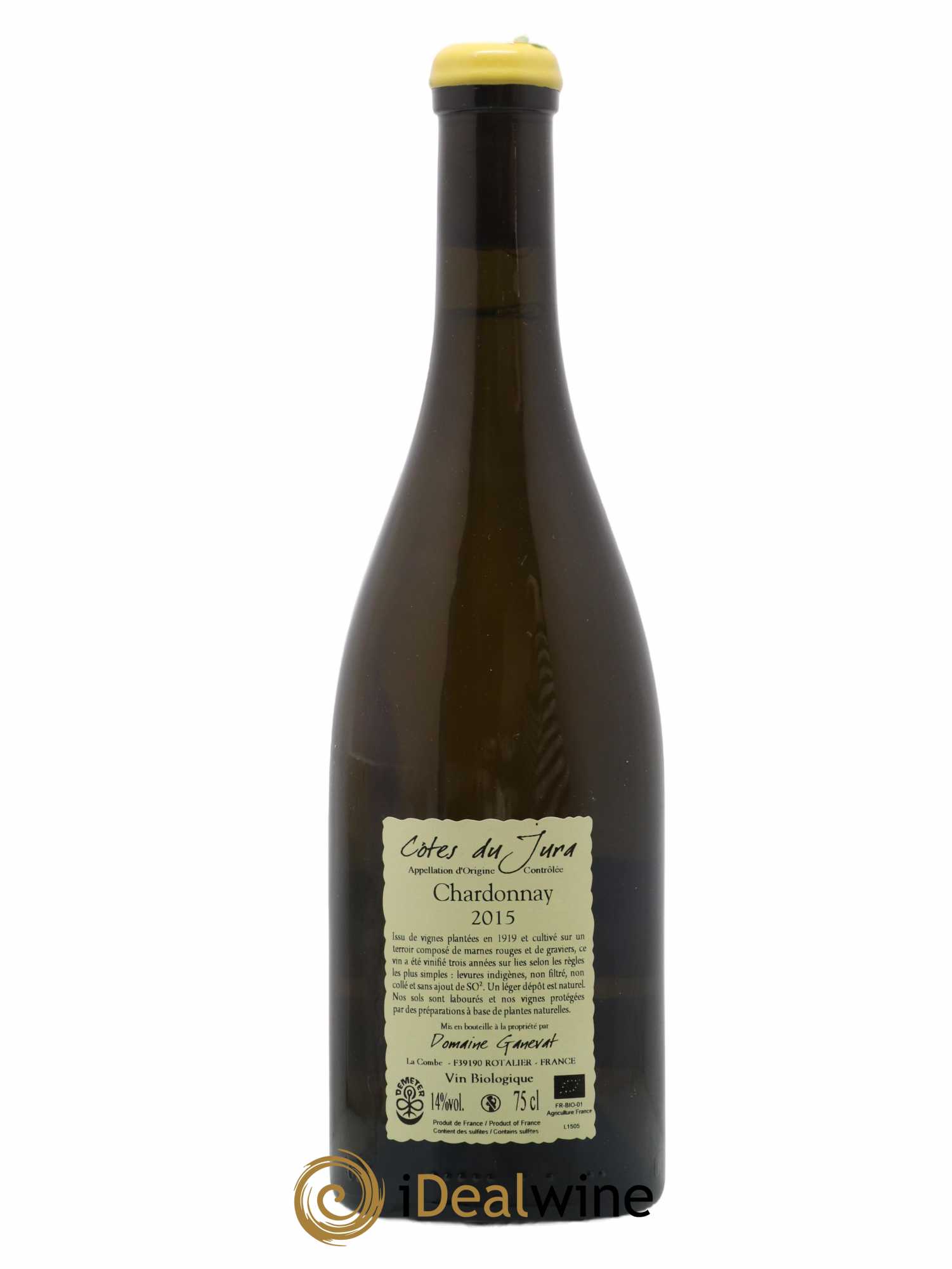 Côtes du Jura Les Grands Teppes Vieilles Vignes Jean-François Ganevat (Domaine) 2015 - Lot de 1 bouteille - 1