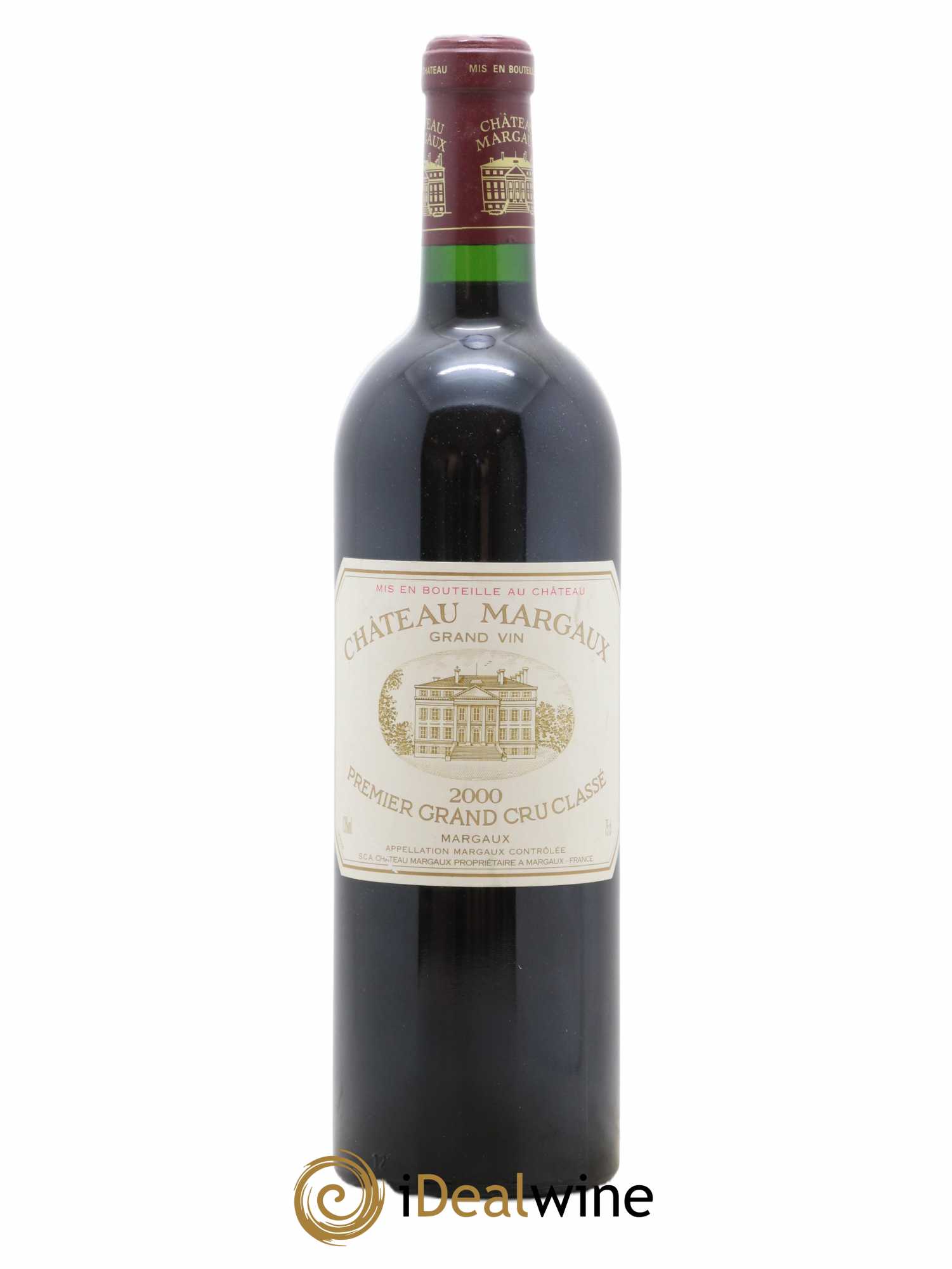 Château Margaux 1er Grand Cru Classé 2000 - Lot de 1 bouteille - 0