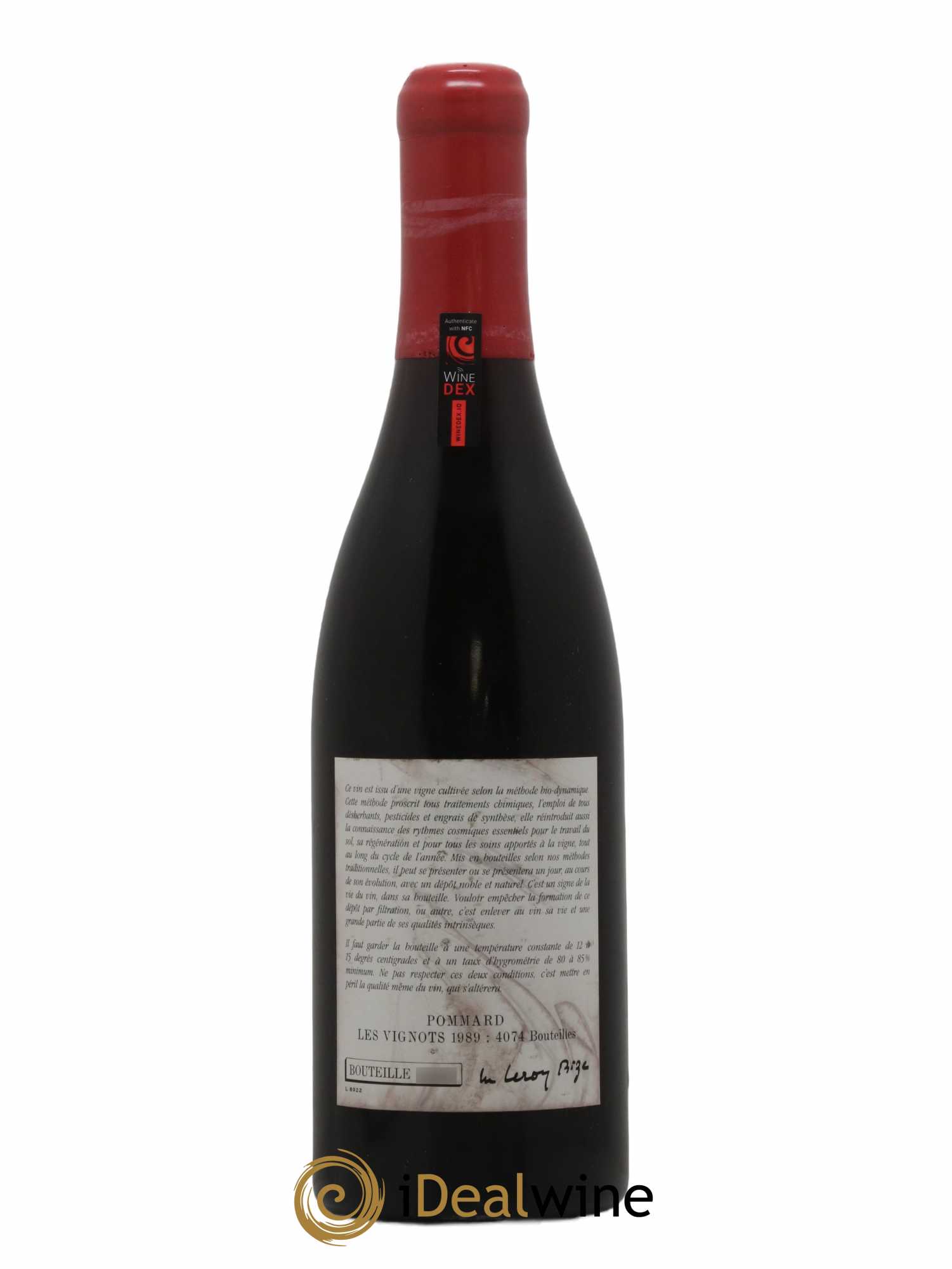 Pommard Les Vignots Leroy (Domaine) 1989 - Lot de 1 bouteille - 1