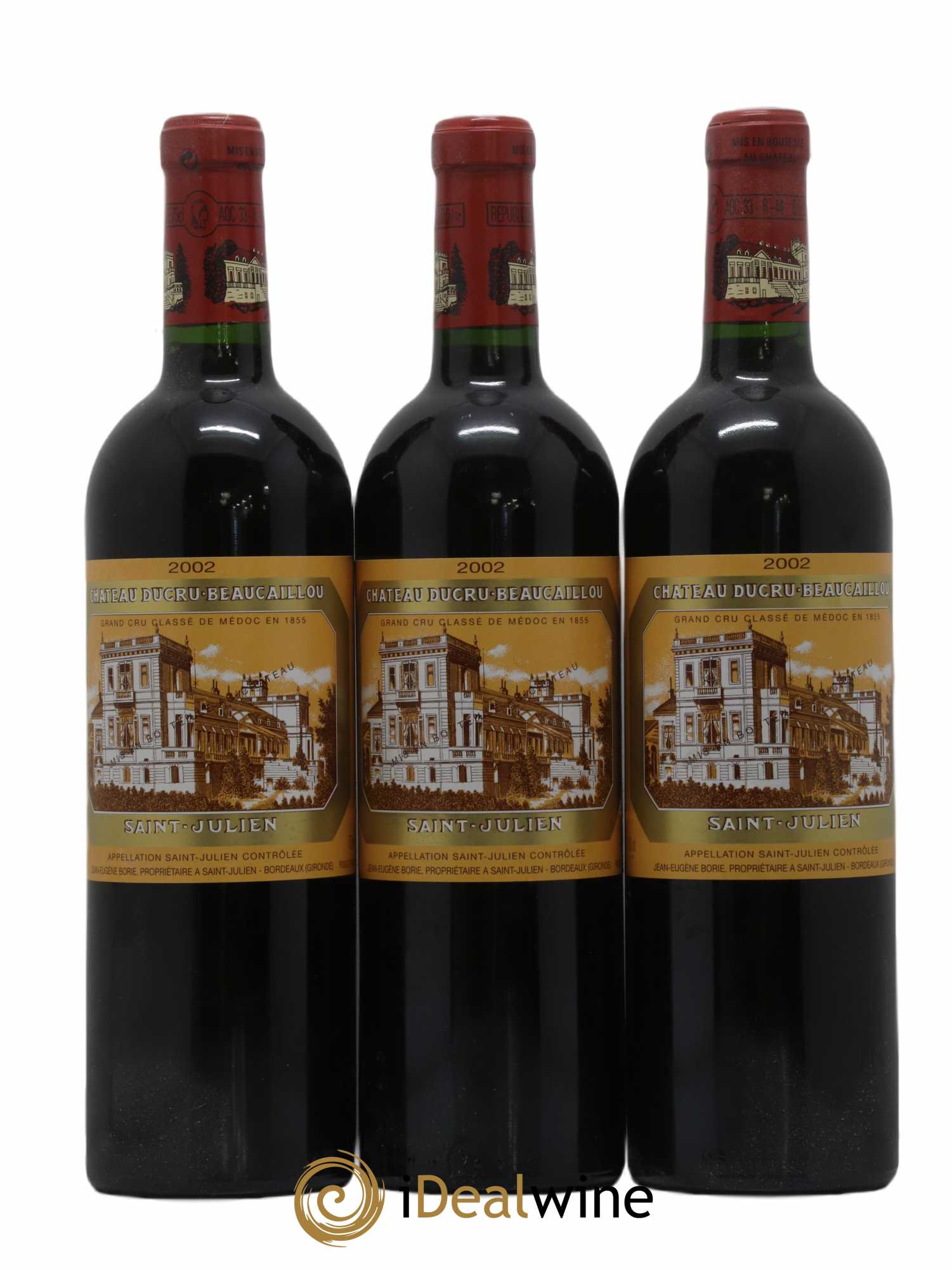 Château Ducru Beaucaillou 2ème Grand Cru Classé 2002 - Lot de 3 bouteilles - 0