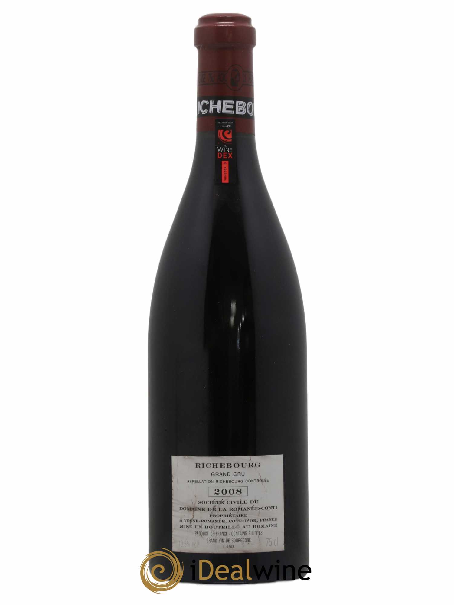 Richebourg Grand Cru Domaine de la Romanée-Conti 2008 - Posten von 1 Flasche - 1