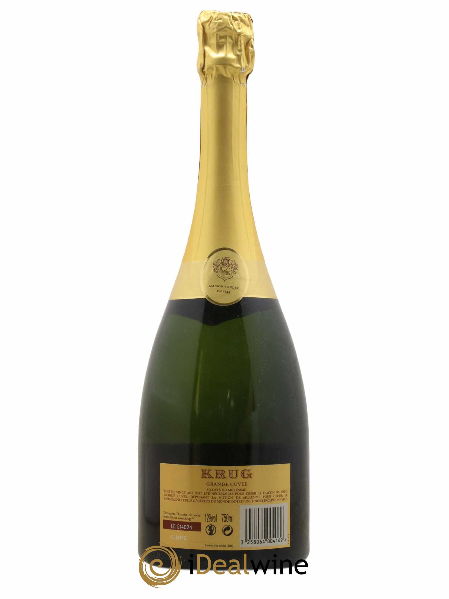 Grande Cuvée - 162ème édition Krug - Lot de 1 bouteille - 1