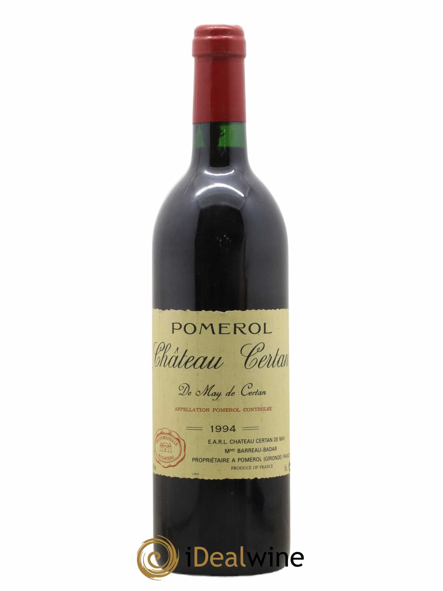 Château Certan de May 1994 - Lot de 1 bouteille - 0