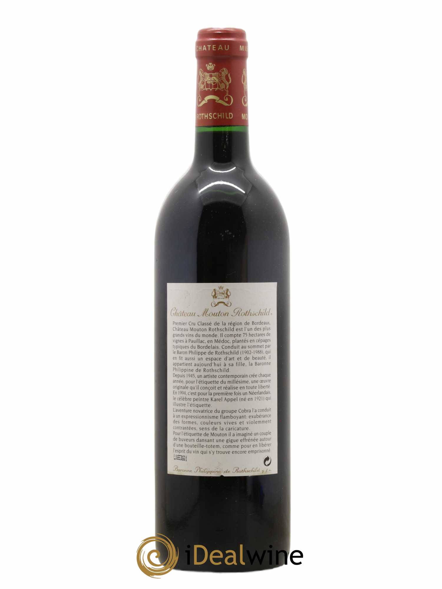 Château Mouton Rothschild 1er Grand Cru Classé 1994 - Lot of 1 bottle - 1