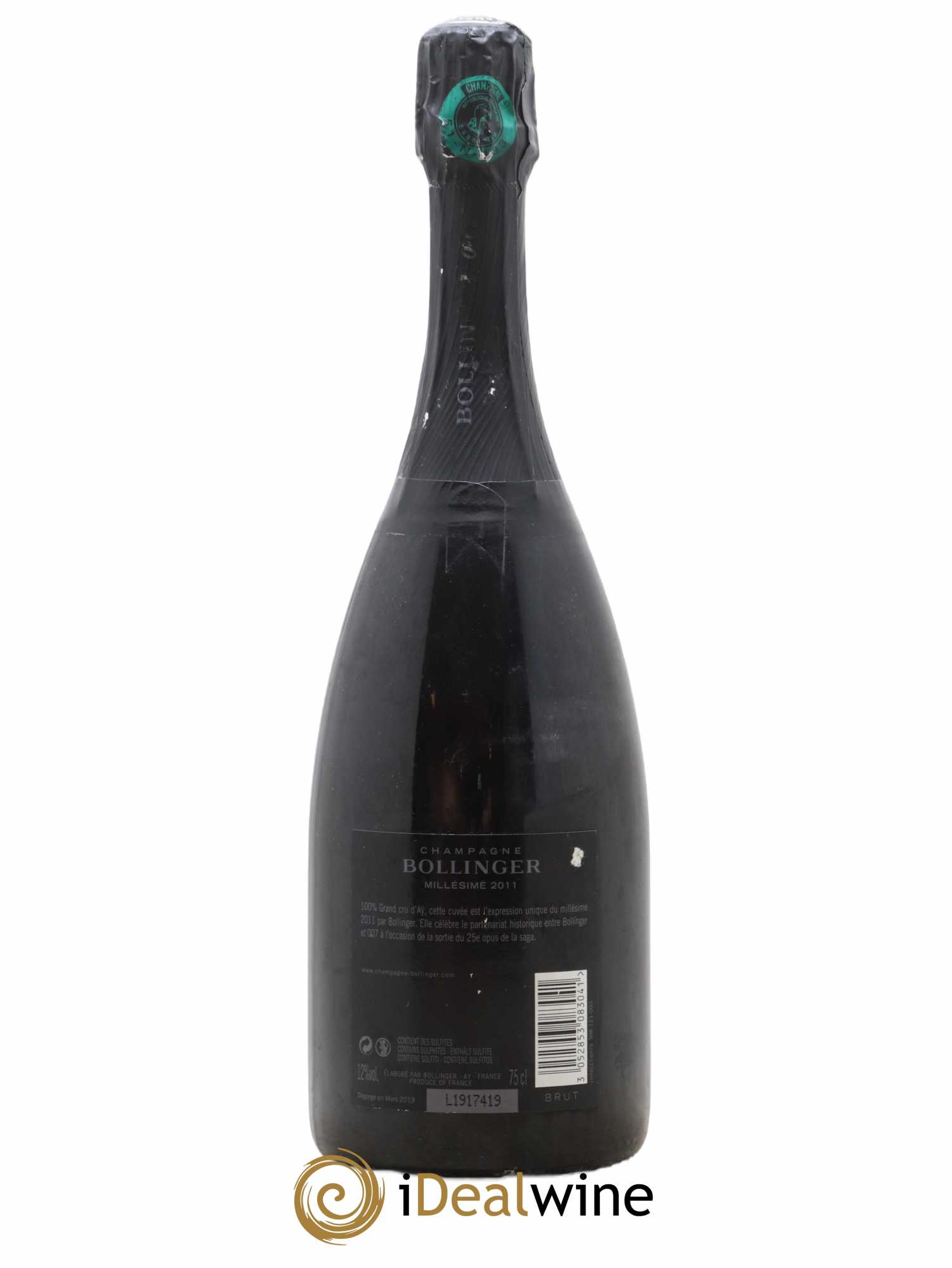 James Bond 007 Bollinger 2011 - Posten von 1 Flasche - 1