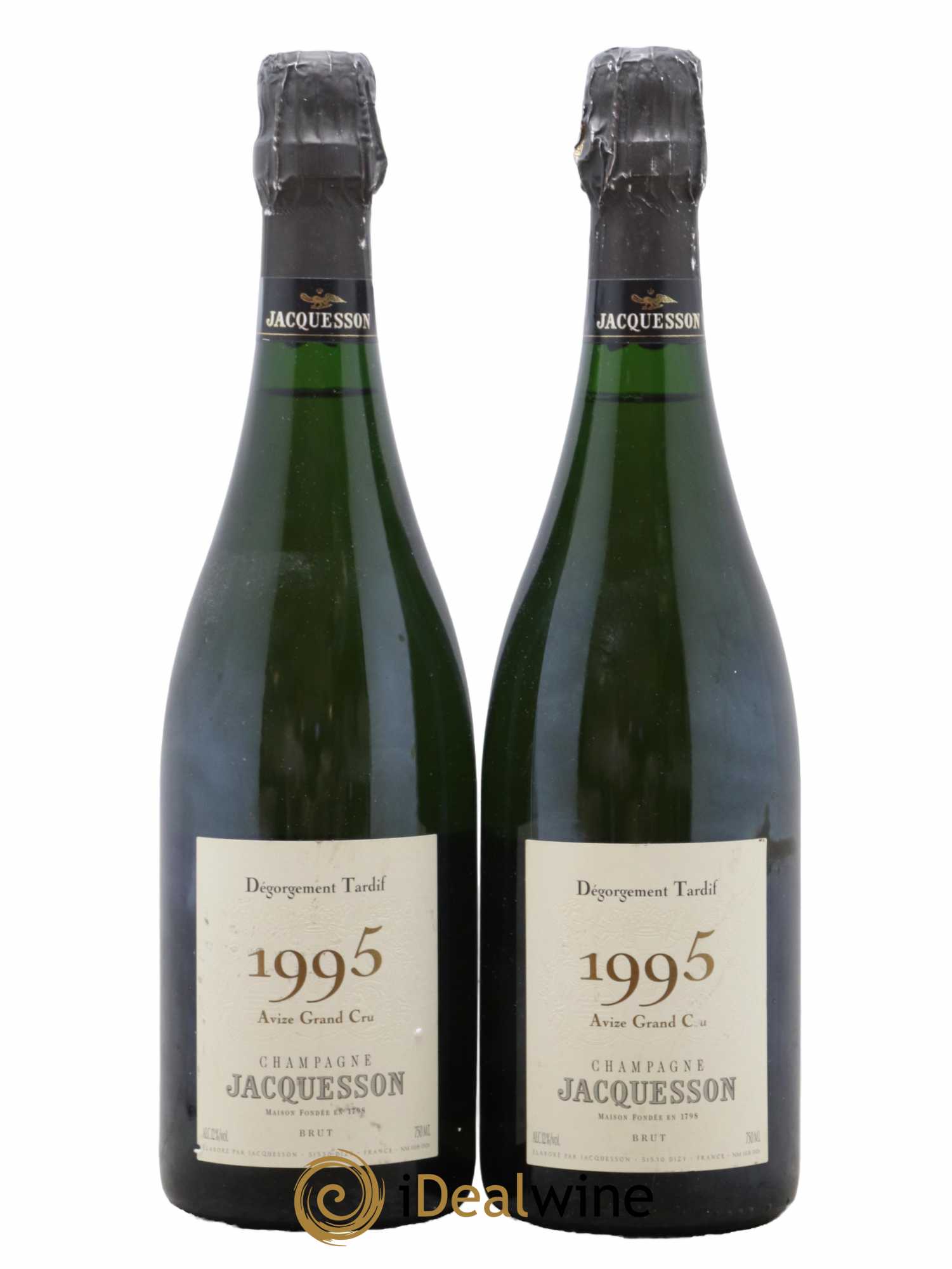 Avize DT (Dégorgement Tardif) Jacquesson 1995 - Lot de 2 bouteilles - 0