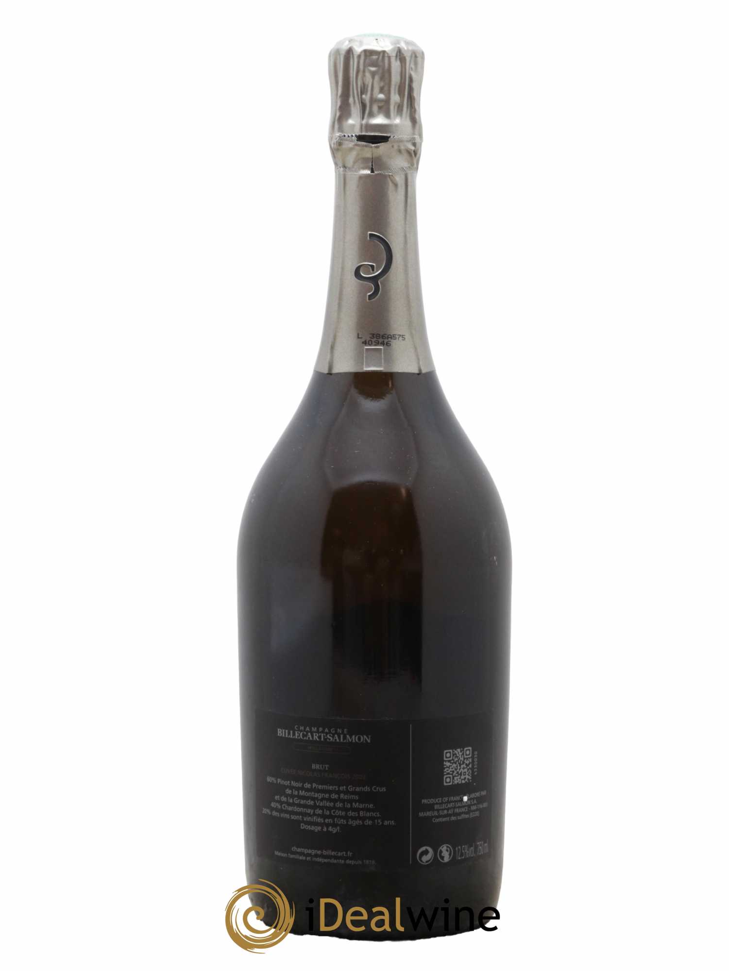 Brut Nicolas François Billecart Billecart-Salmon 2002 - Lot de 1 bouteille - 1